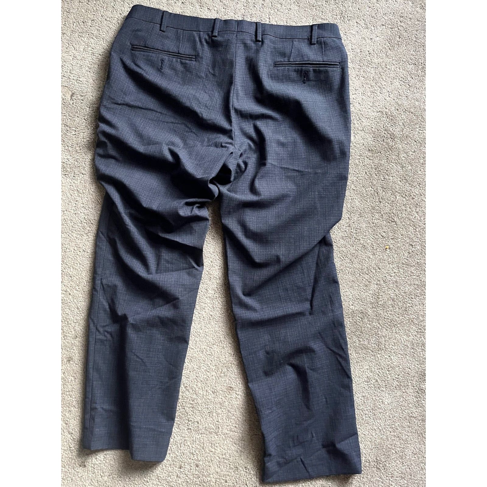 Michael Kors Michael Kors Dress Pants Mens Navy Straight Leg Flat Front Stretch Size 36Inseam 29in Regular Waist 36 Color Navy Pattern Solid Size US 36 / EU 52 - 3 Thumbnail
