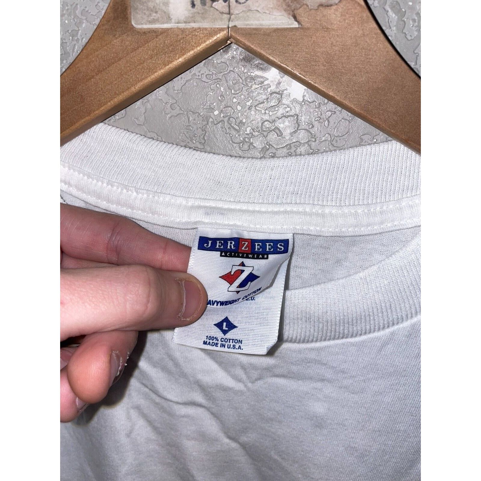Jerzees 90s Crested Butte Colorado Experience Skiing White Shirt Size US L / EU 52-54 / 3 - 4 Thumbnail