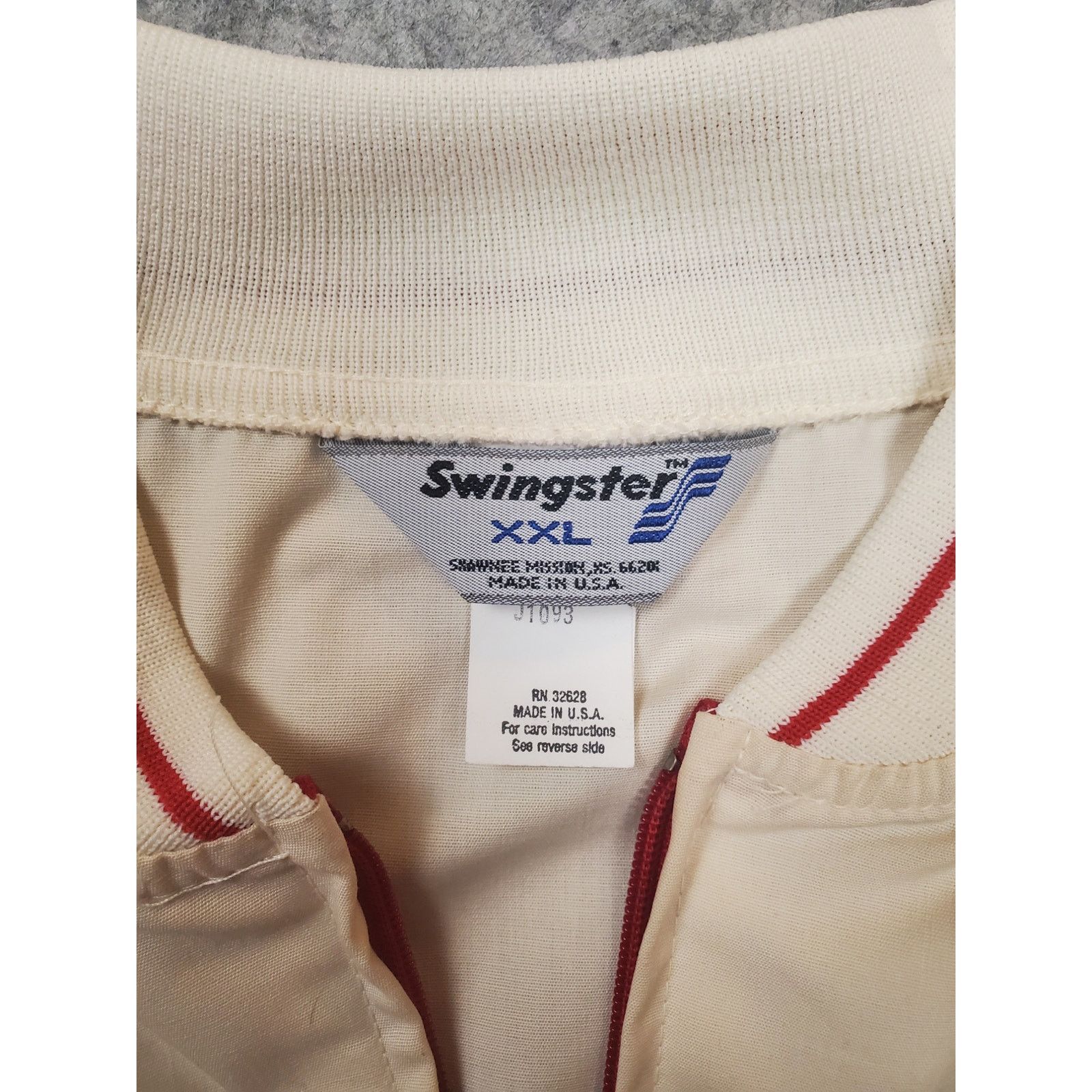 Swingster Swingster Men's VTG Lasso XXL White Lightweight Jacket Size US XXL / EU 58 / 5 - 5 Thumbnail