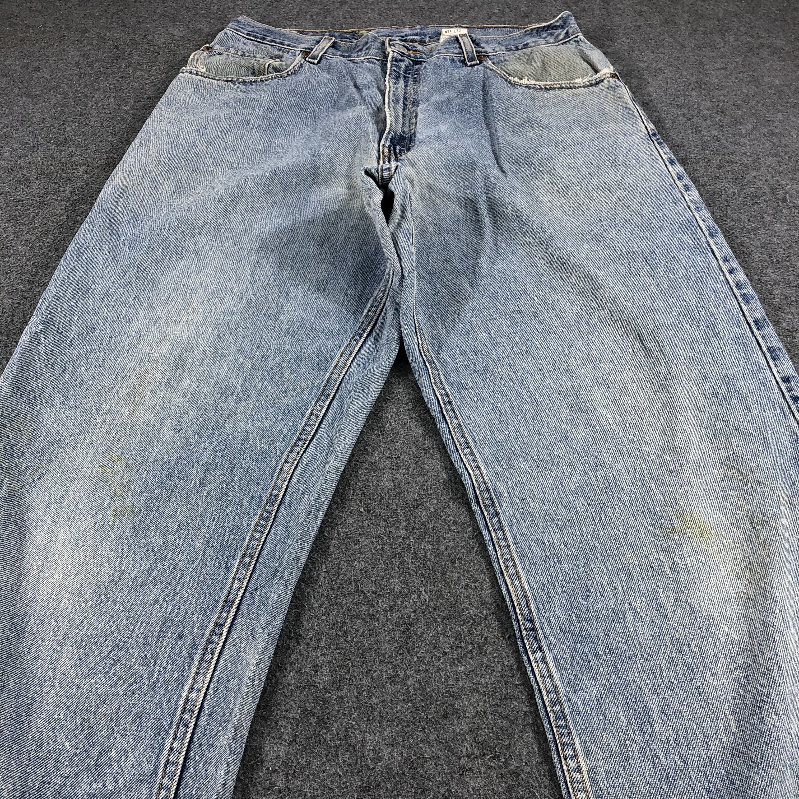 Levi's × Vintage Light Washed Vintage Levis 560 Jeans Baggy Denim-J1031 Size US 34 / EU 50 - 3 Thumbnail