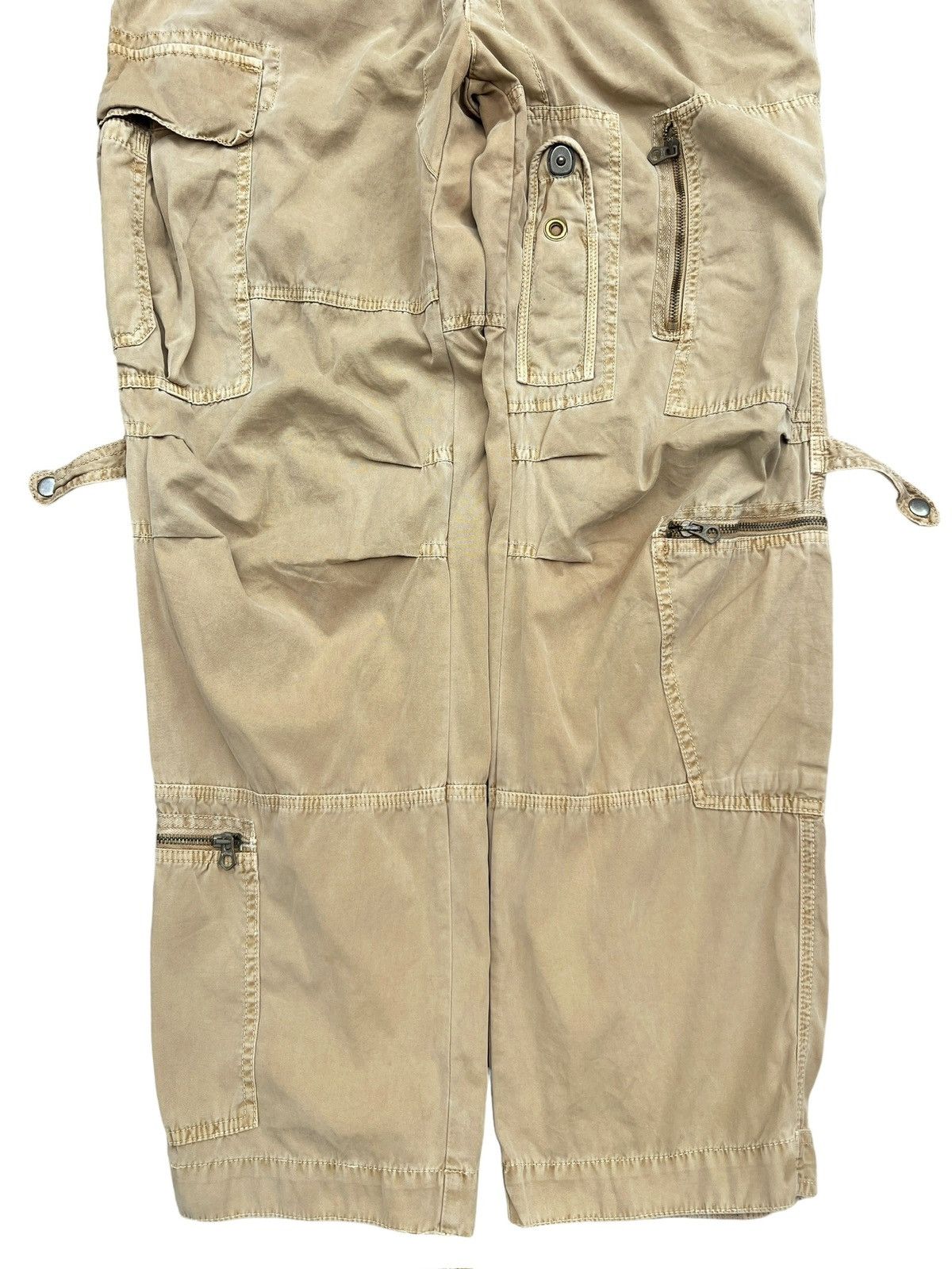 Avirex Ralph Lauren Multipocket Tactikal Bondage Baggy Pants 35x31 Size US 35 - 4 Thumbnail