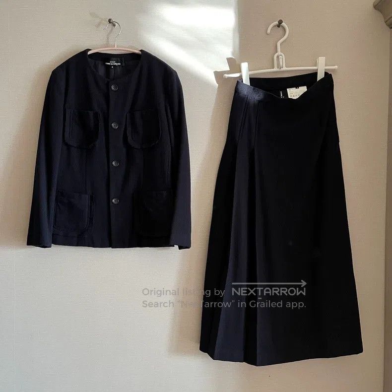 Comme des Garcons Comme Des Garcons size S Modified Zhongshan uniform set Size 24" / US 00 / IT 34 - 1 Thumbnail