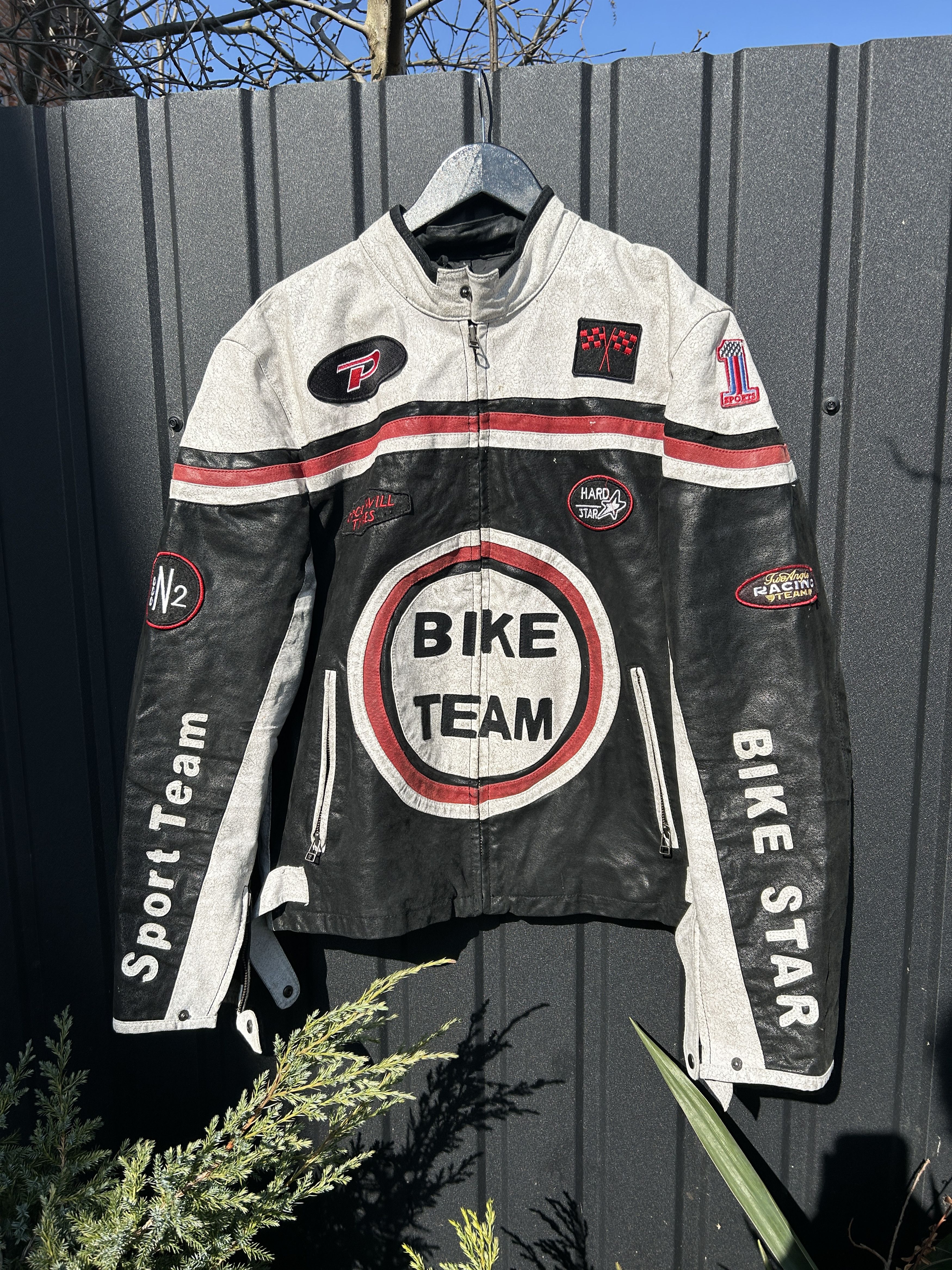 NASCAR × Racing × Vintage RARE 90s Vintage Leather Gauloises