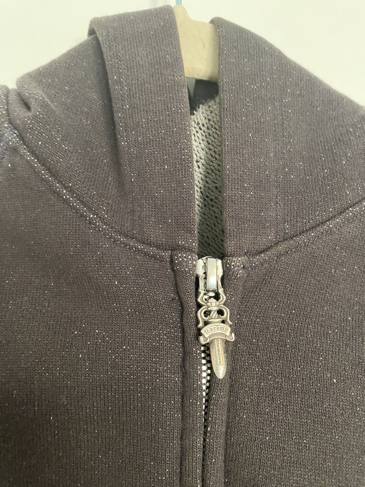 Chrome Hearts Chrome Hearts Ash Grey GRP Y NOT Zip Up Hoodie Size US S / EU 44-46 / 1 - 3 Thumbnail