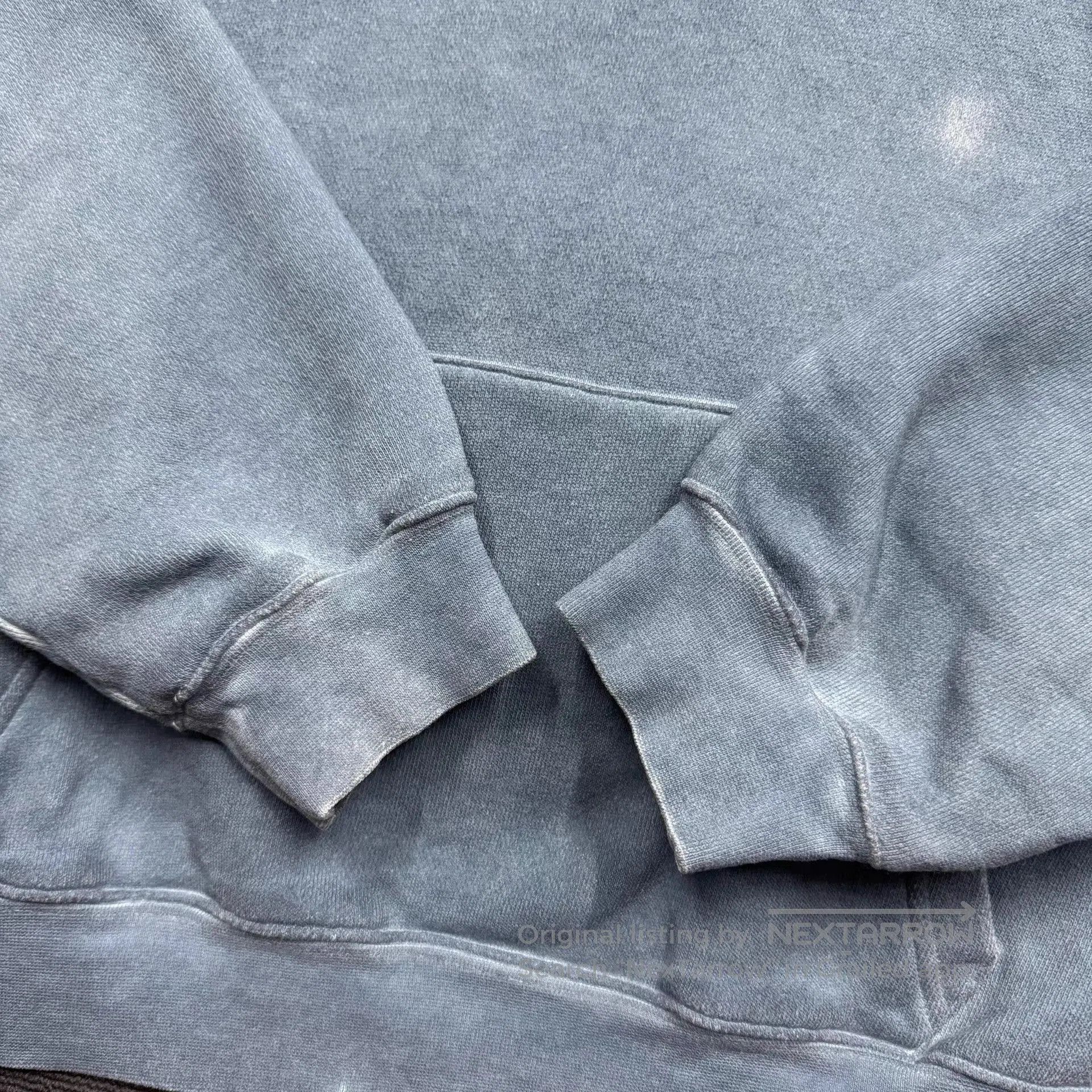 Alexander Wang Blue Cropped Hoodie with Kangaroo Pocket. Size US M / EU 48-50 / 2 - 2 Thumbnail