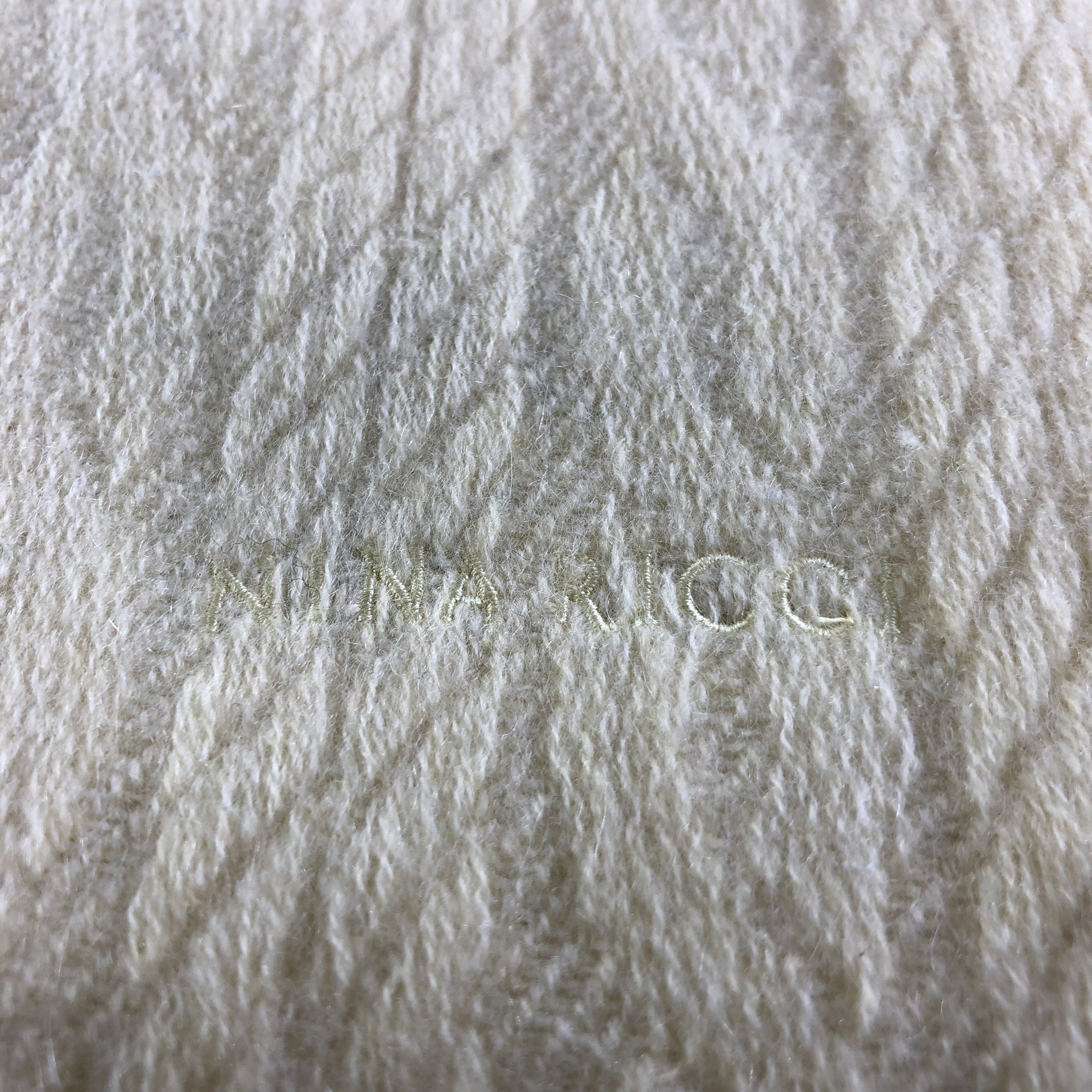Nina Ricci Nina Ricci Cashmere Scarf Muffler V1973 Size ONE SIZE - 4 Thumbnail