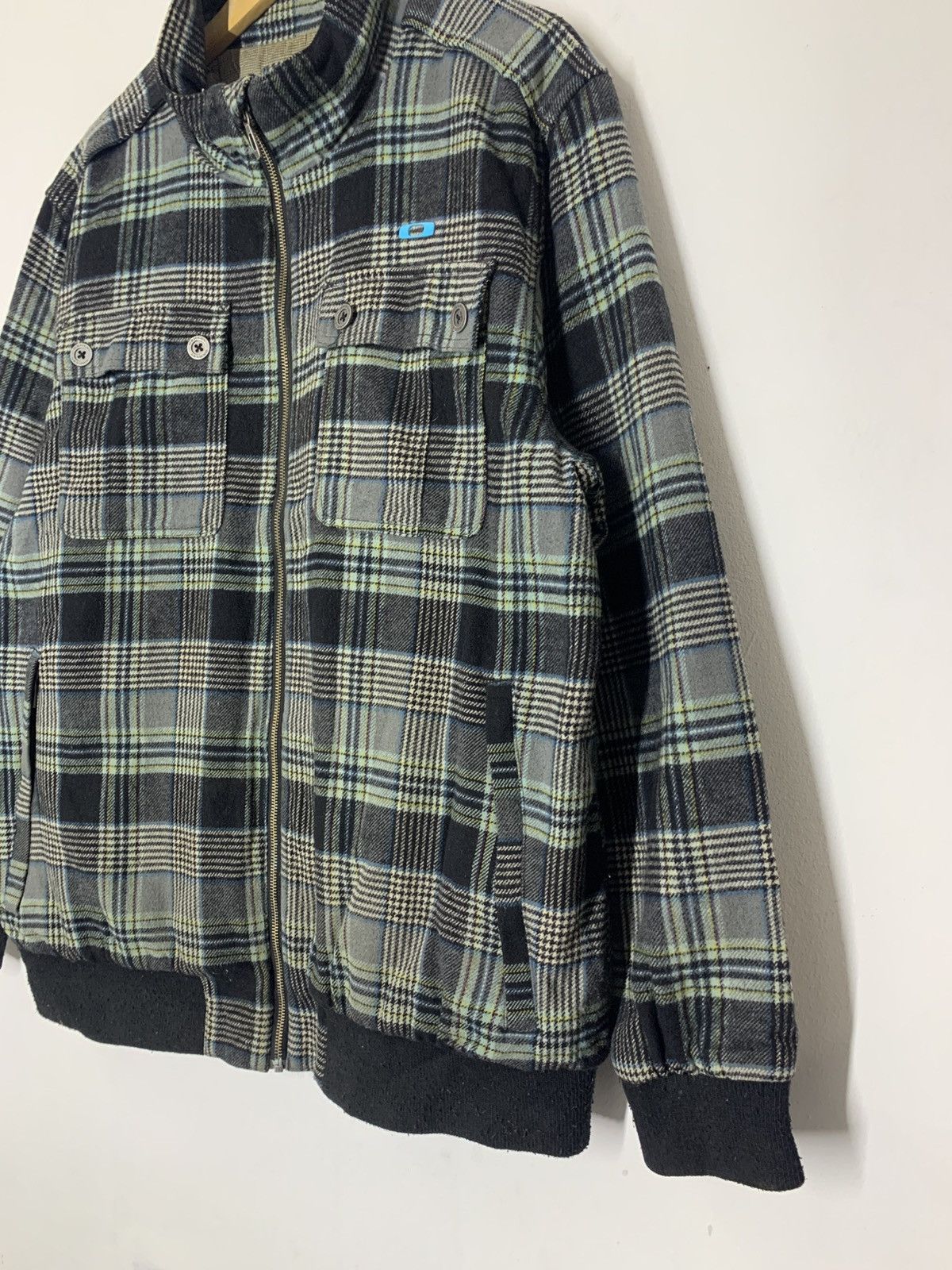 Oakley Vintage Oakley Plaid Heavy Jacket Size US XL / EU 56 / 4 - 8 Thumbnail