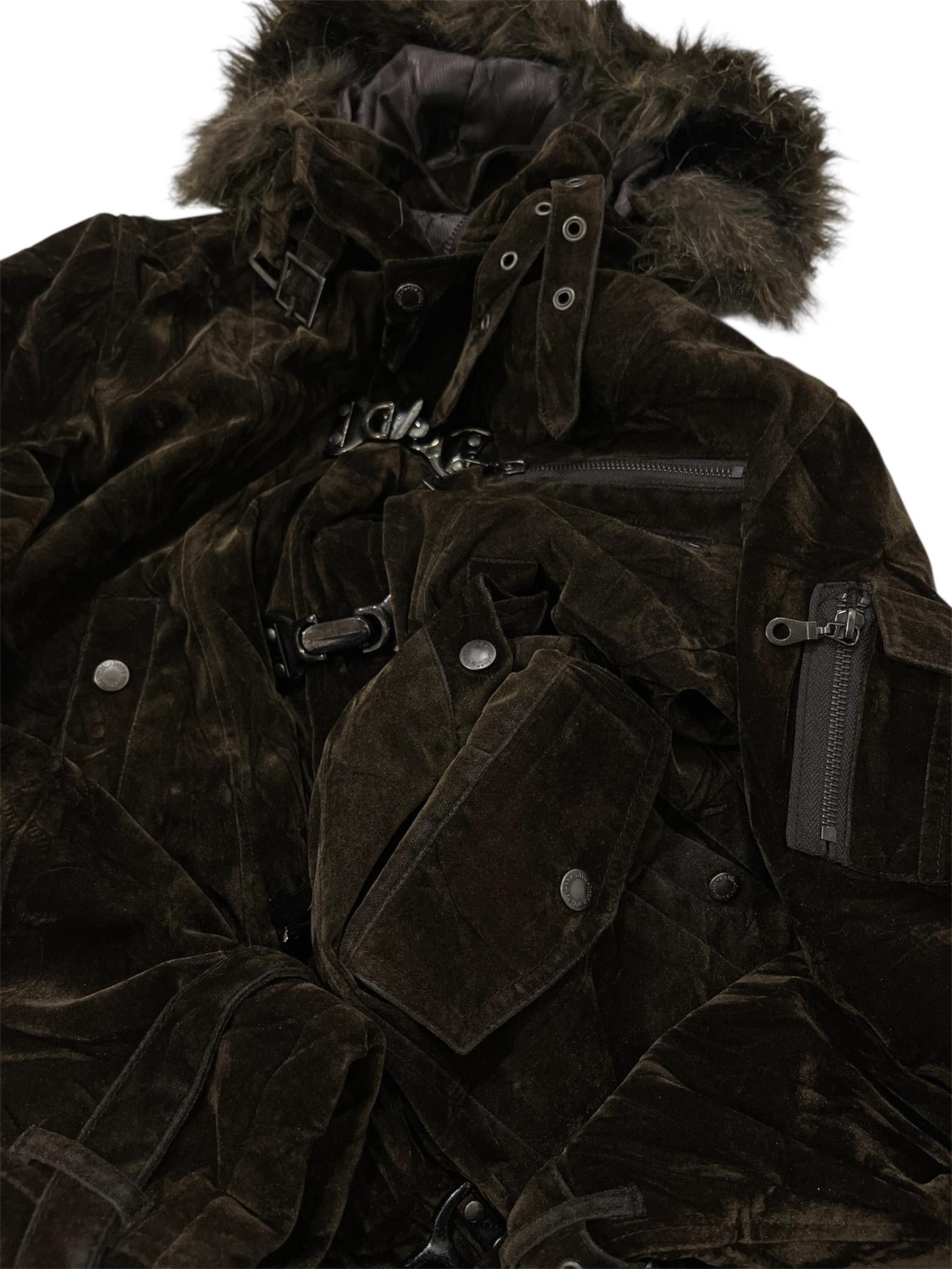 In The Attic In The Attic Velvet Fur Parka Jacket Punk Style Size US M / EU 48-50 / 2 - 5 Thumbnail