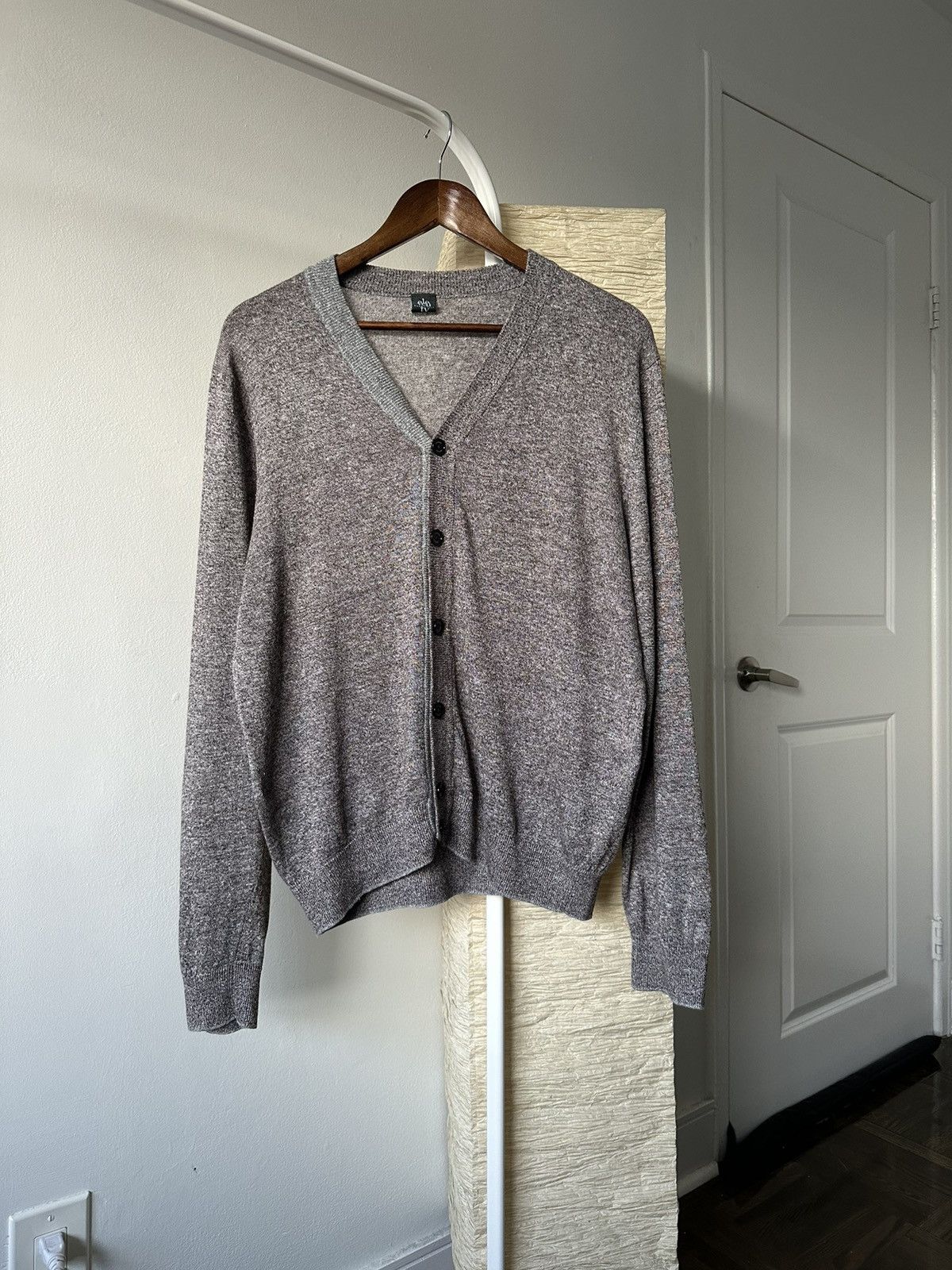 Eleventy ELEVENTY Linen/ Cotton Knit Cardigan Sweater Size L Size US L / EU 52-54 / 3 - 3 Thumbnail