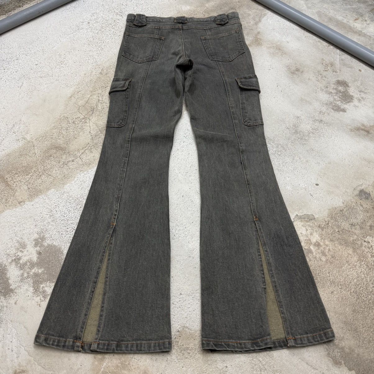 Japanese Brand Pendora Cargo Utility Flare Denim Pants Size 25" / US 0 / IT 36 - 2 Thumbnail