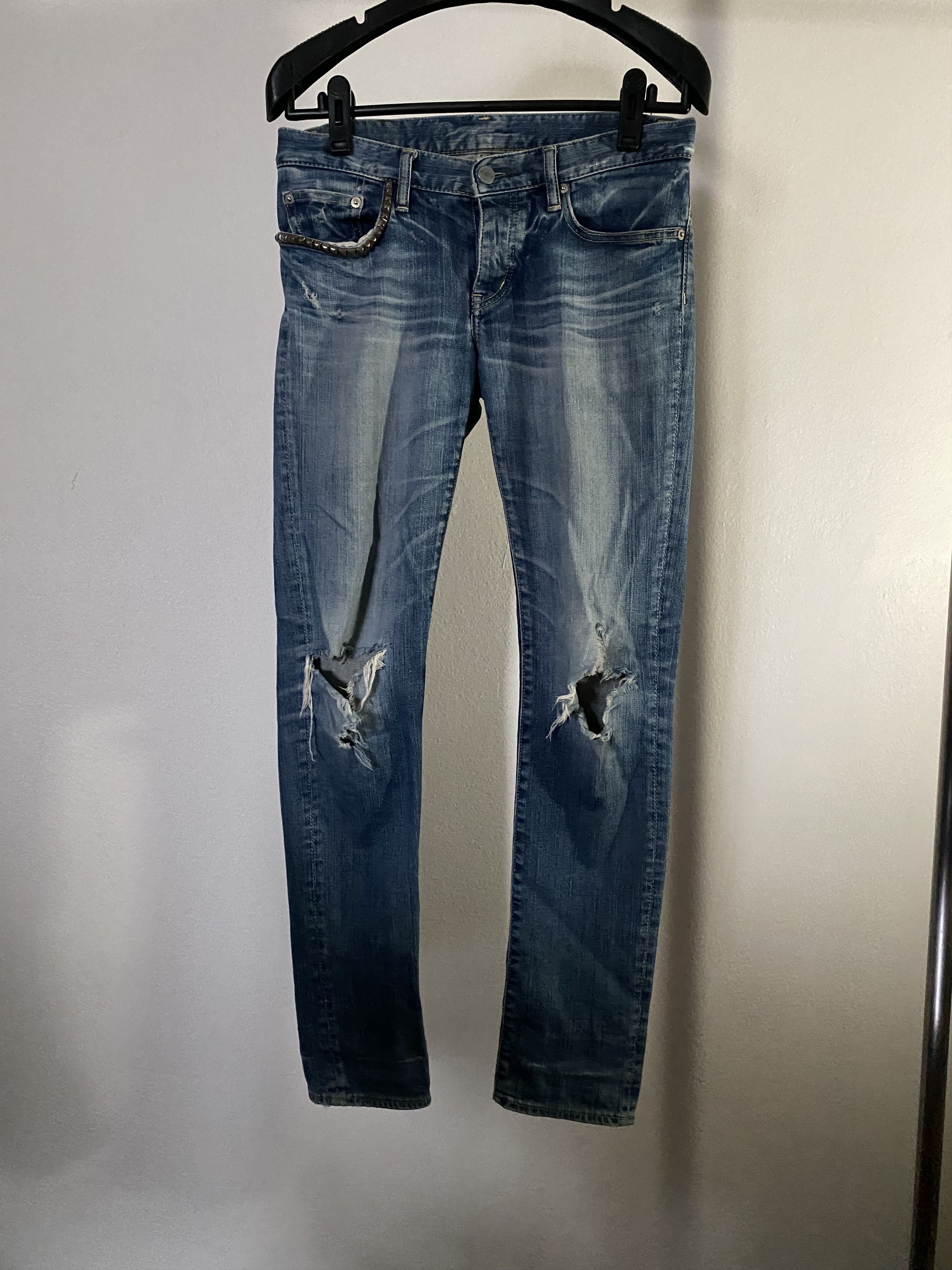 Hysteric Glamour studded pocket jeans