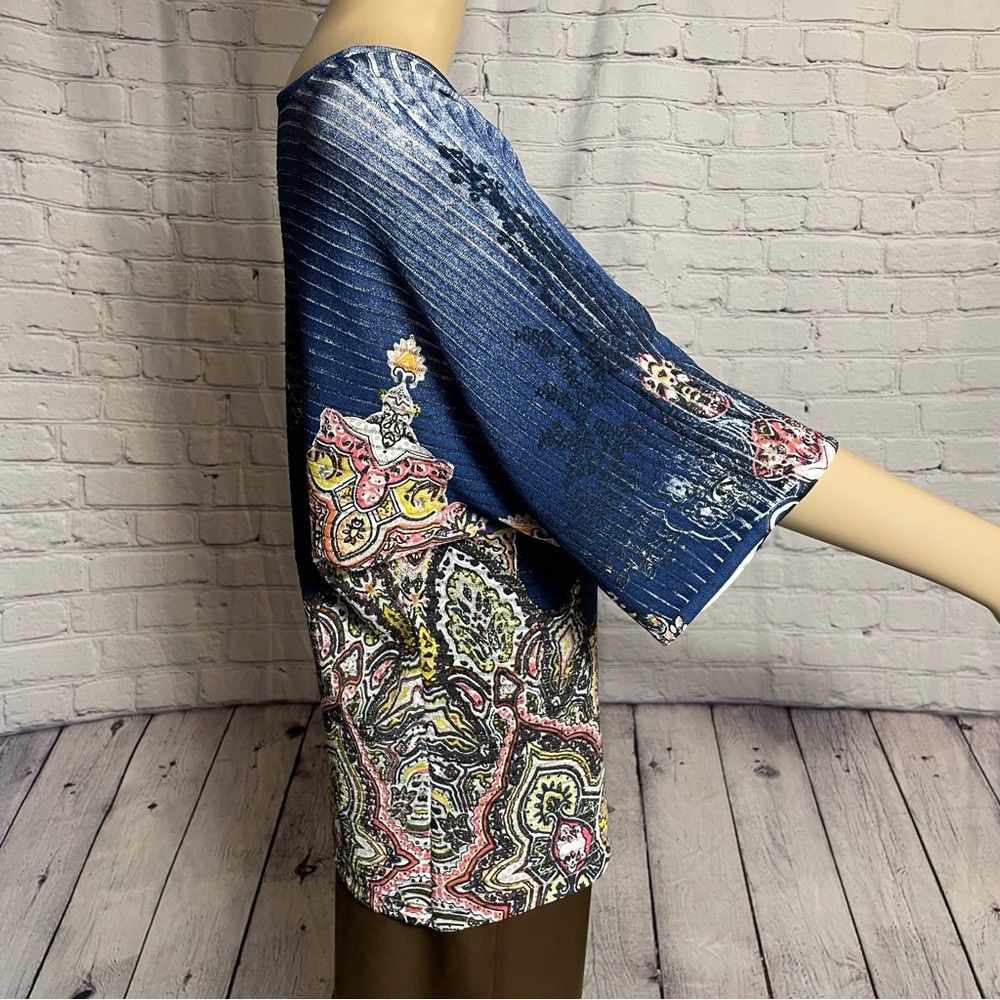 Other New Alberto Makali Knit Short Sleeve Top Size XL Size XL / US 12-14 / IT 48-50 - 4 Thumbnail