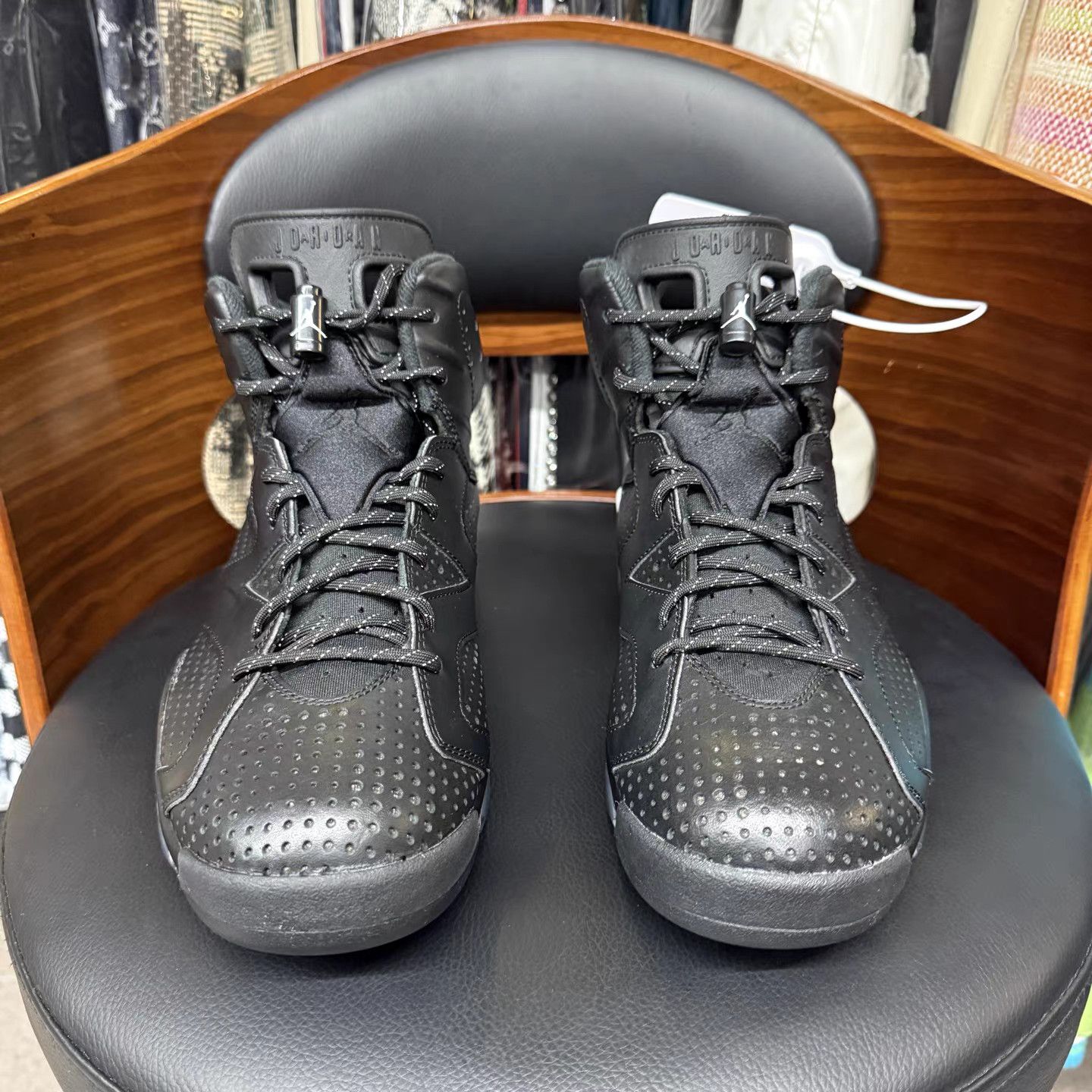 Jordan Brand Air Jordan 6 Black Cat Basketball Shoes K15 Size US 9 / EU 42 - 2 Thumbnail