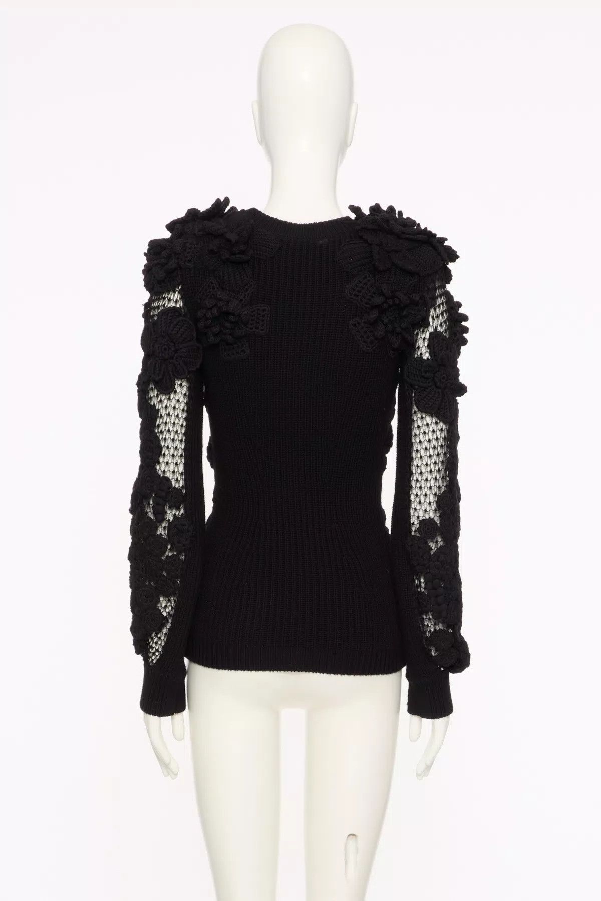 Valentino o1s1wg110426 Sweater in Nero Size XXS / US 00 / IT 34 - 3 Thumbnail