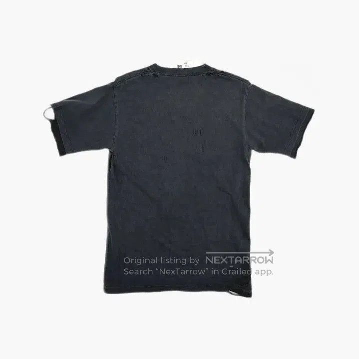 Balenciaga Balenciaga Black Distressed Print Cotton T. Size US S / EU 44-46 / 1 - 3 Thumbnail