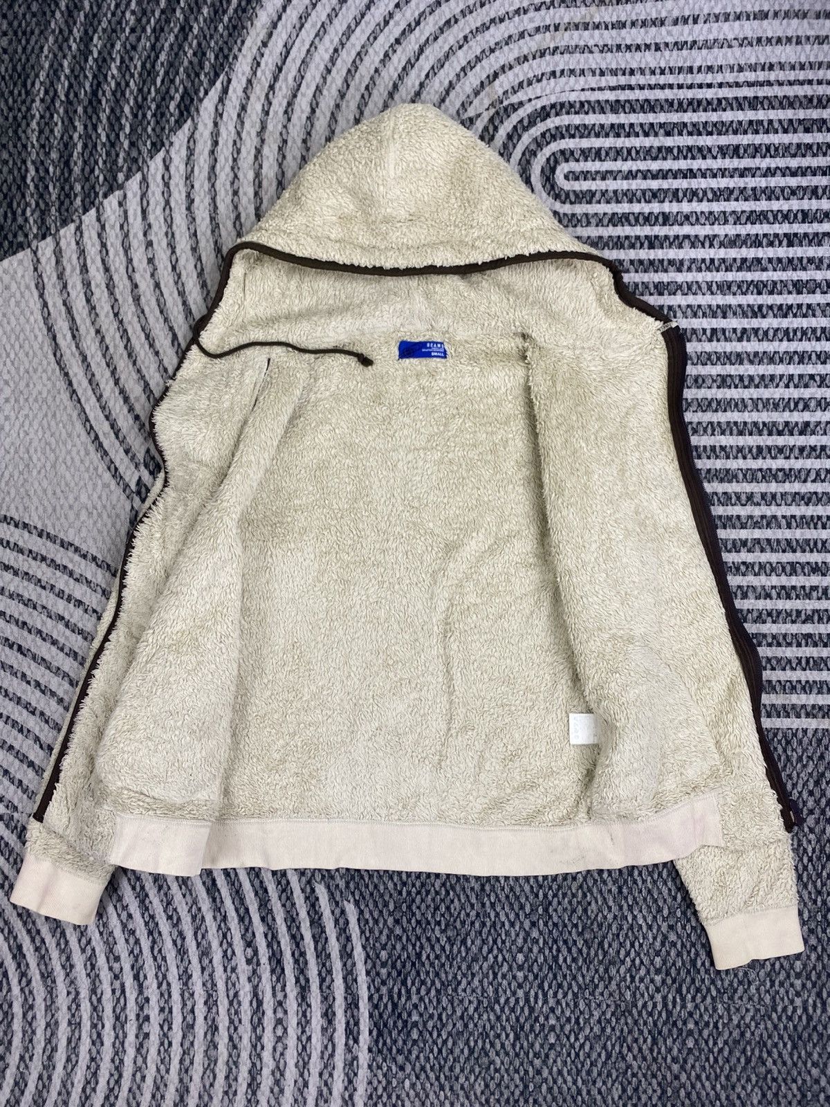 Beams Plus Vintage Beams Fleece Zip-Up Hooded Size US S / EU 44-46 / 1 - 5 Thumbnail