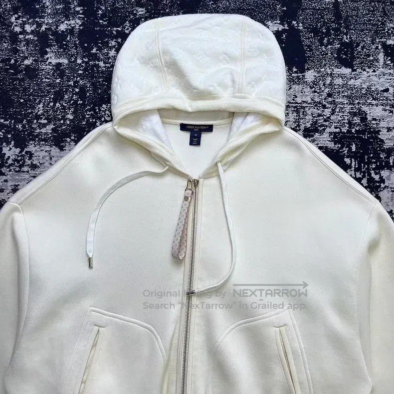 Louis Vuitton Louis Vuitton 25 New Beige Old Flower Hooded Zip Hoodie Size US M / EU 48-50 / 2 - 2 Thumbnail