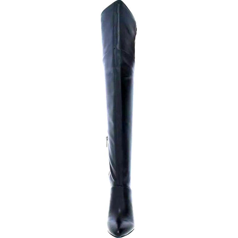 Franco Sarto FRANCO SARTO Size 6 Callie Black Leather Over-The-Knee Boots Size US 6 / IT 36 - 4 Thumbnail