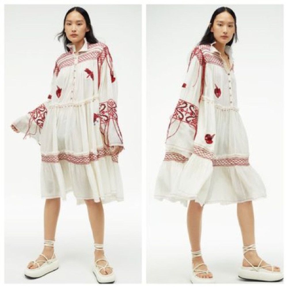 Zara Zara Atelier Embroidered Dress Limited Edition Size XS-S - Size S / US 4 / IT 40 - 4 Thumbnail