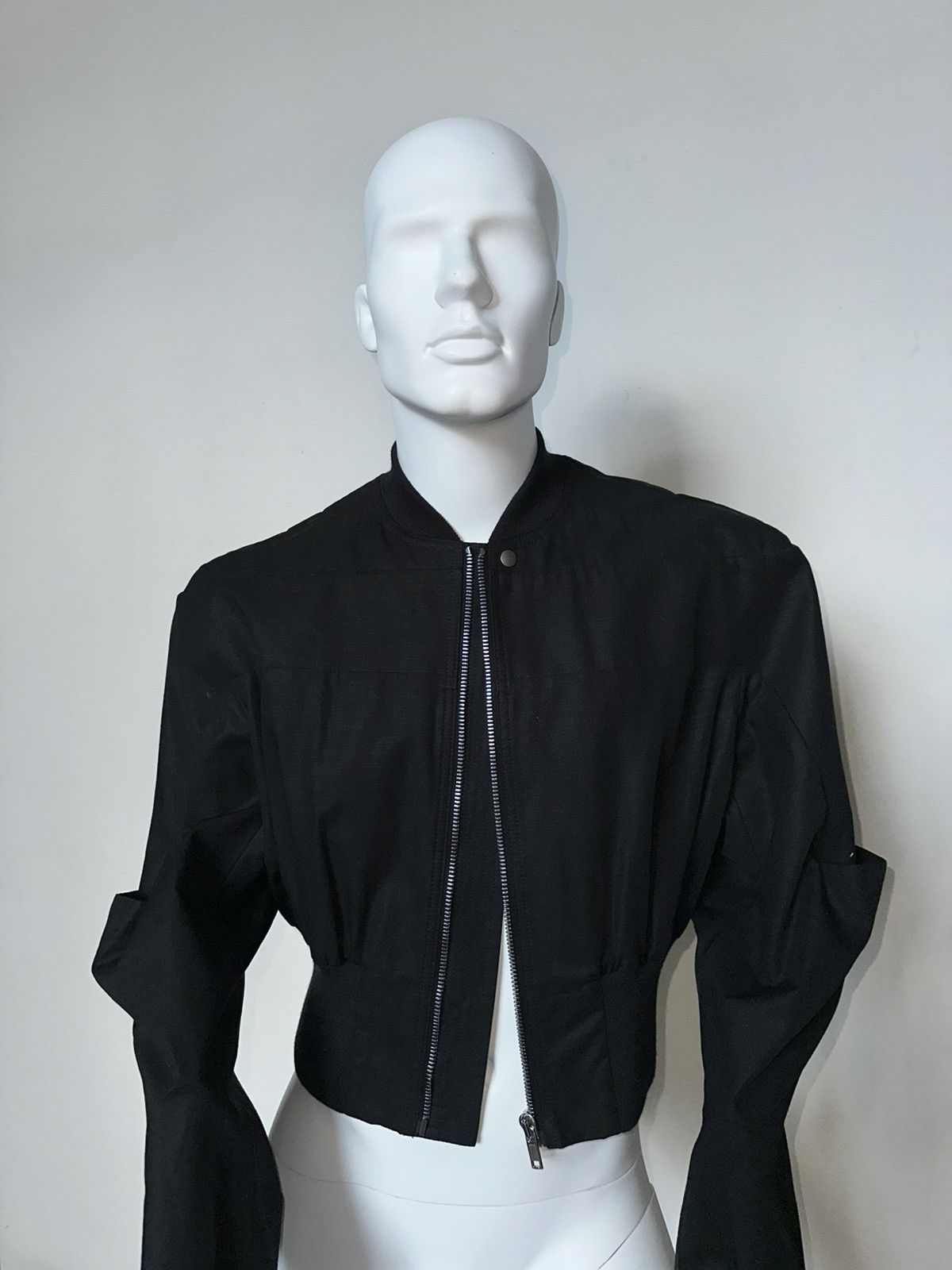 Rick Owens Rick Owens Cropped Bomber Jacket Size US S / EU 44-46 / 1 - 6 Thumbnail