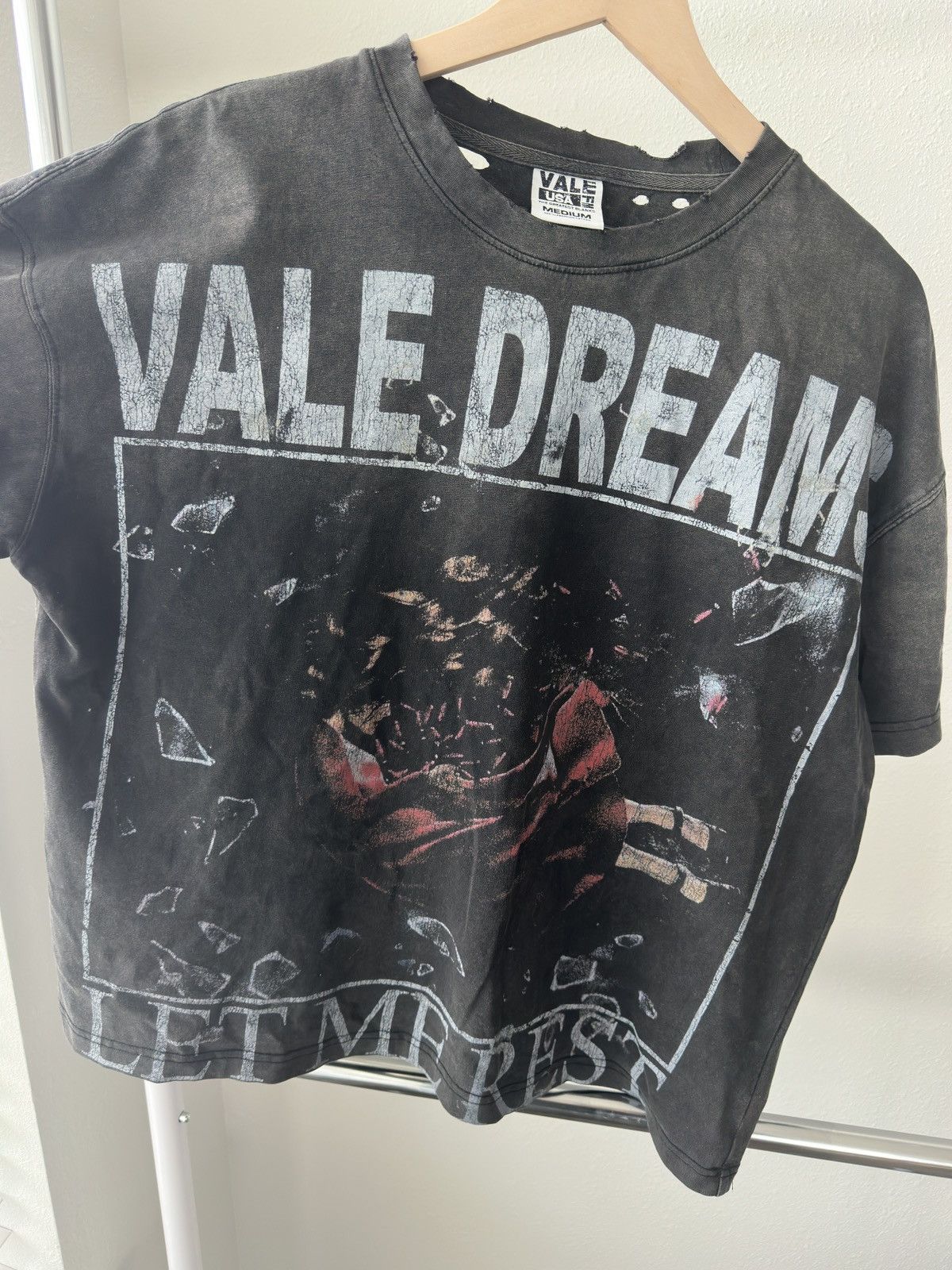 Vale Vale Forever Red Dress Let Me Rest Tee Black Size US M / EU 48-50 / 2 - 3 Thumbnail