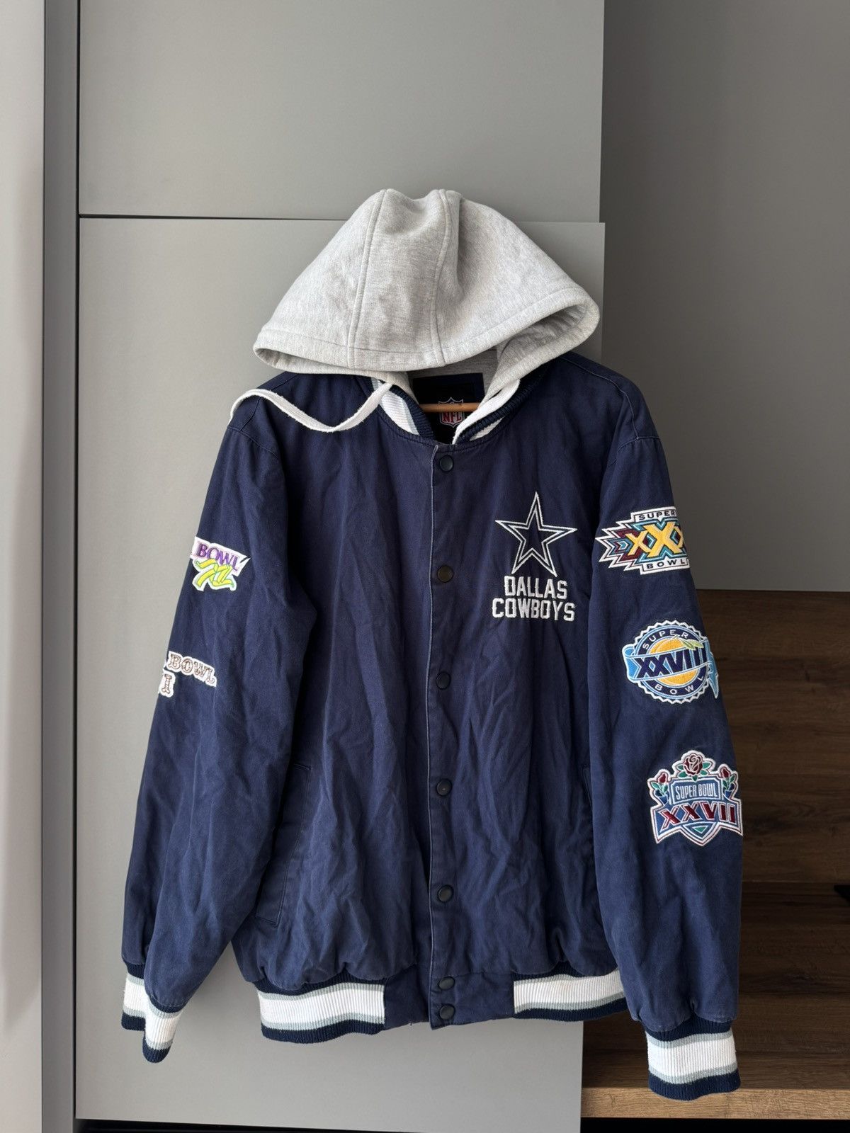 NFL Rare Super Bowl Champions Dallas Cowboys Jacket Size US L / EU 52-54 / 3 - 2 Thumbnail