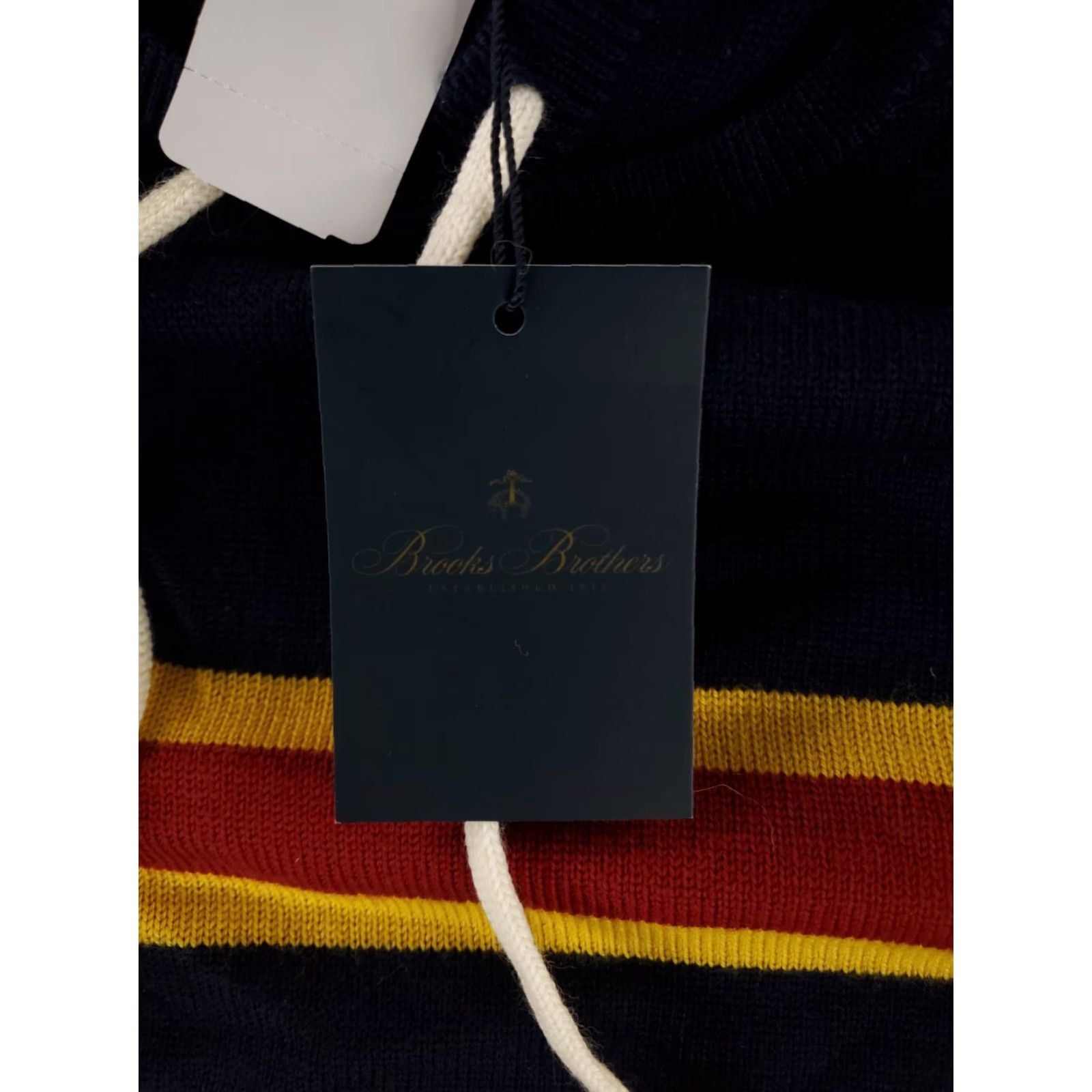 Brooks Brothers Brooks Brothers Sweater Hoodie Merino Wool Blue Striped Mens M NWT Shirt Hoodie Mens M Blue Striped Merino Wool Brooks Brothers NWT Size US M / EU 48-50 / 2 - 4 Thumbnail