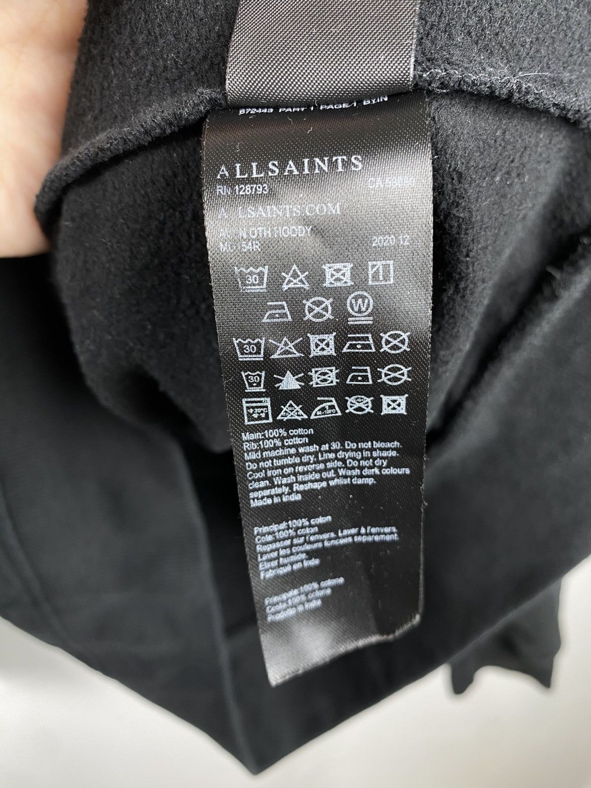 Allsaints Allsaints Aven Oth Men Hoodie size S Size US S / EU 44-46 / 1 - 9 Thumbnail
