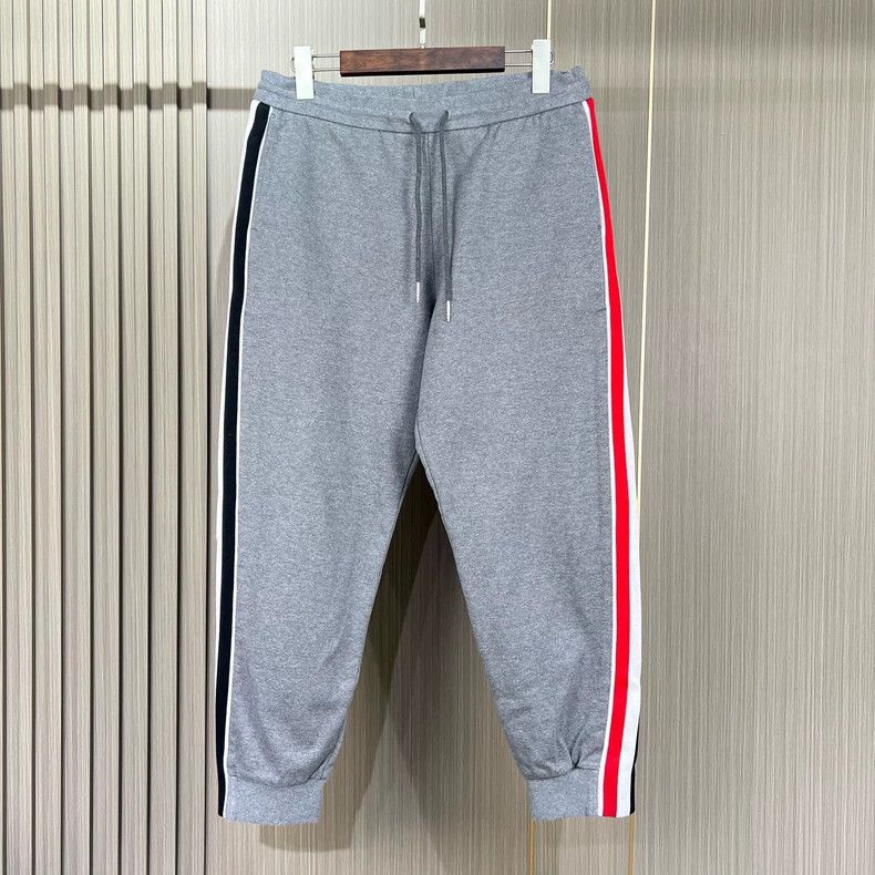 Thom Browne Thom Browne Gray Striped Casual Pants - dmc Size US 30 / EU 46 - 1 Thumbnail