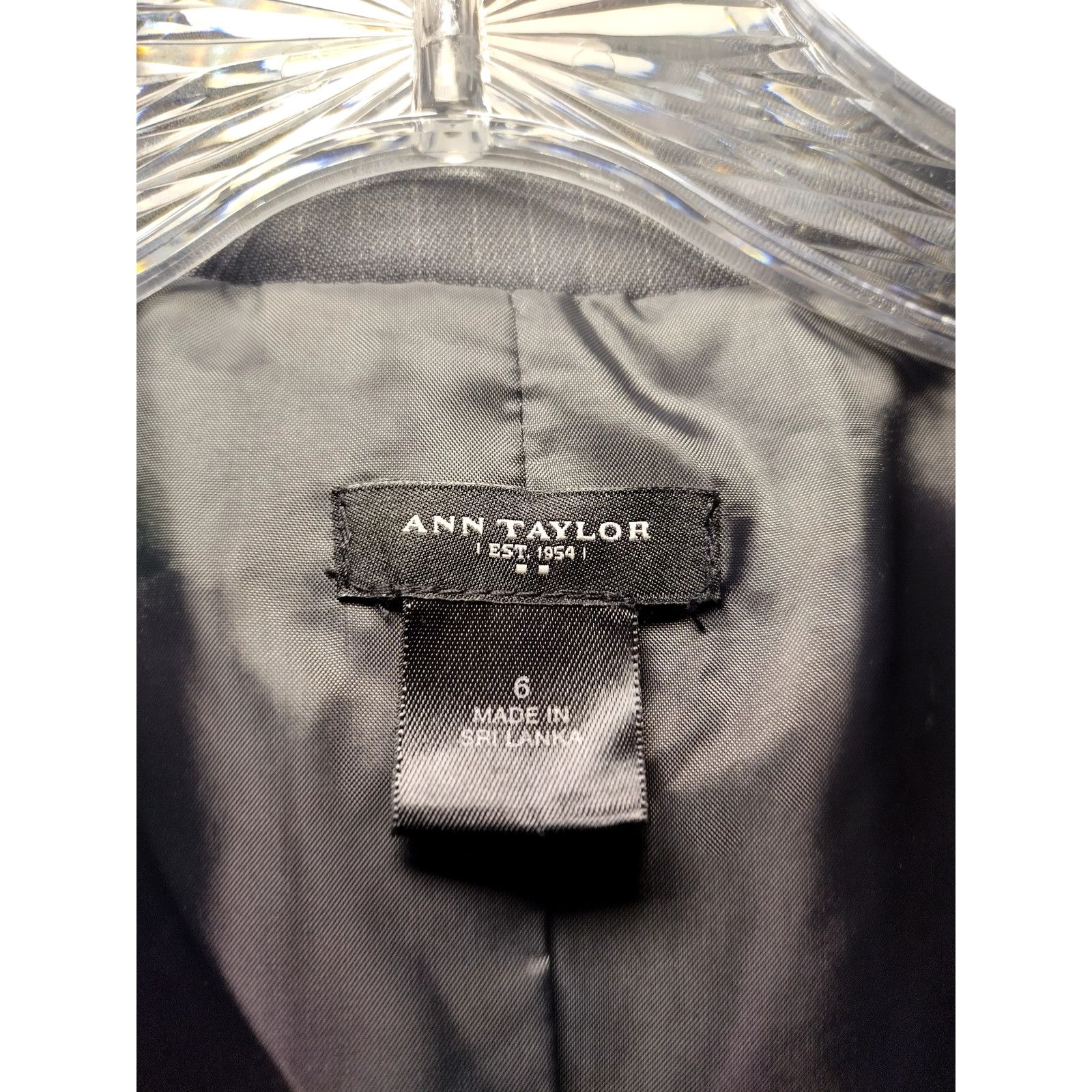 Ann Taylor Ann Taylor Womens Long Sleeves Blazer Jacket Gray Size 6 Size M / US 6-8 / IT 42-44 - 12 Thumbnail