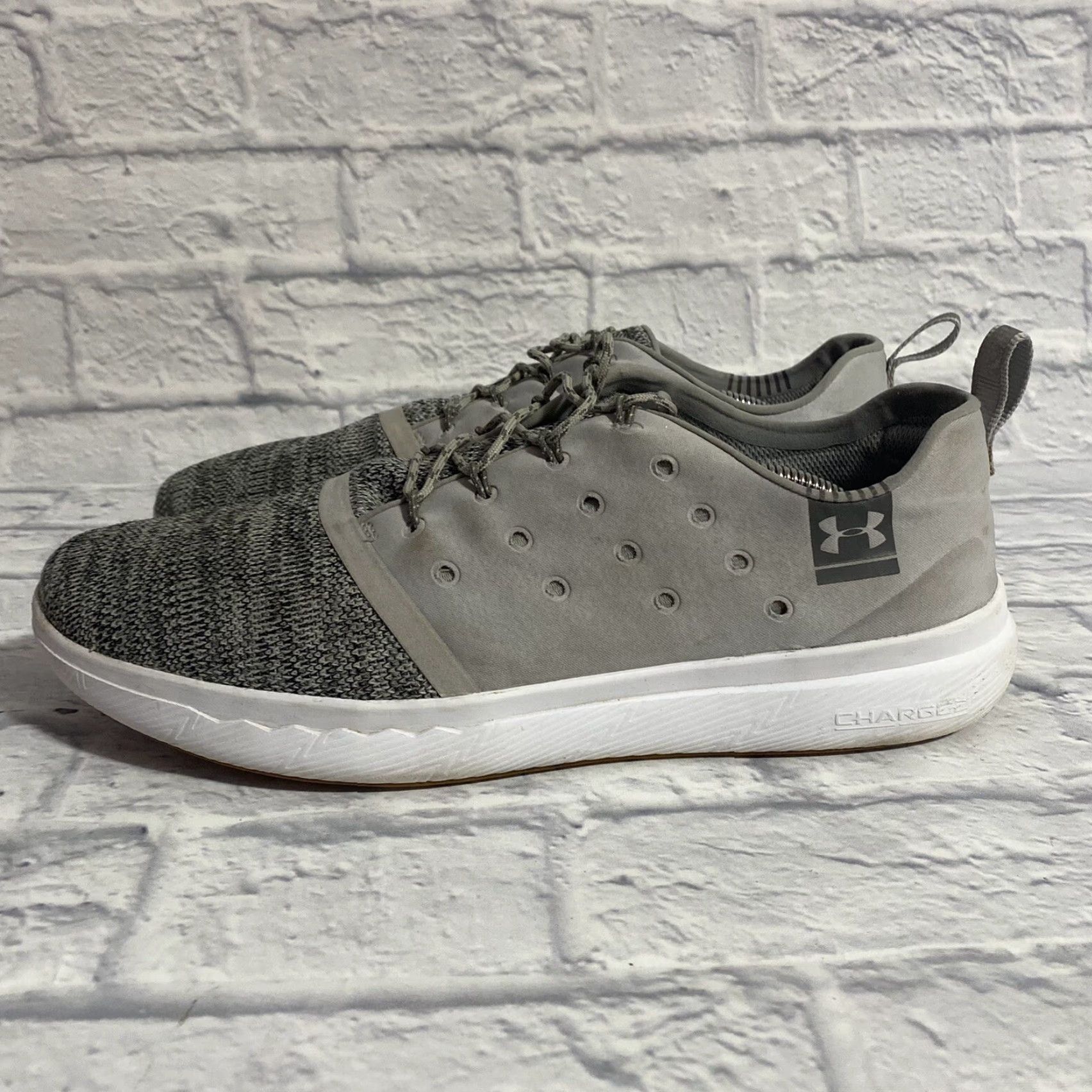 Under Armour Under Armour Shoes Charged 24/7 Gray Athletic Casual Lace Up Low Top Mens Sz 12 Size US L / EU 52-54 / 3 - 5 Thumbnail