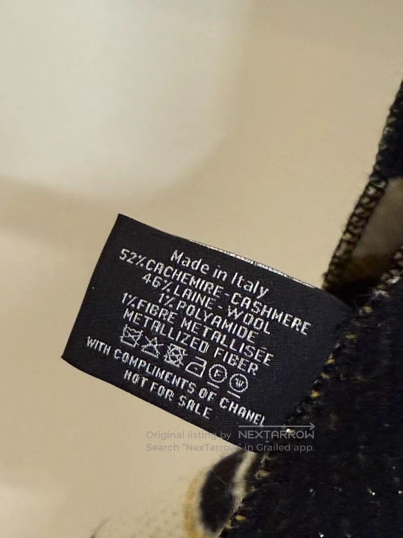 Chanel Chanel Camelia black and white colour-matched scarf Size ONE SIZE - 6 Thumbnail