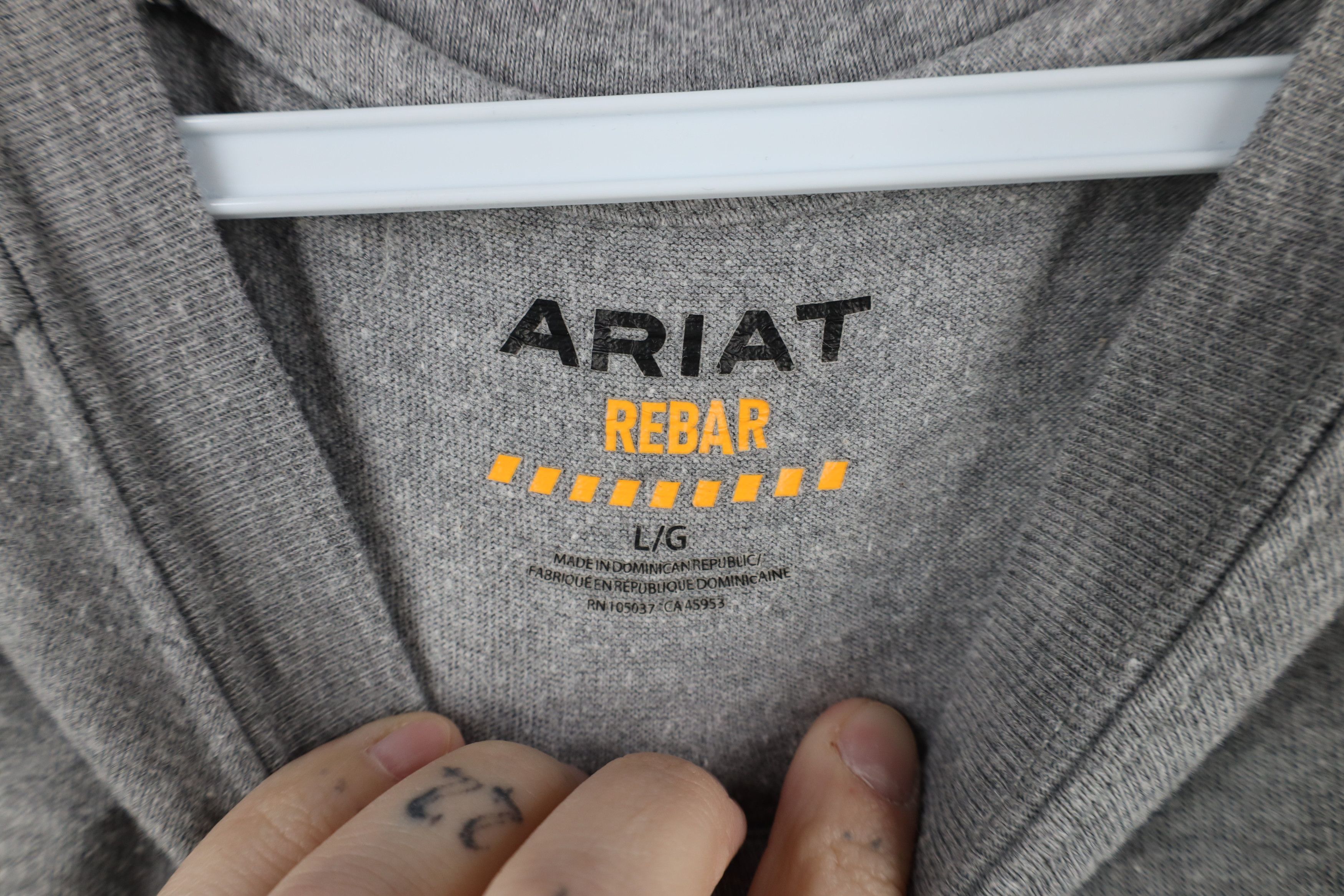 Ariat Ariat Rebar Heavyweight Jersey Knit Work Pocket T-Shirt Size US L / EU 52-54 / 3 - 6 Thumbnail