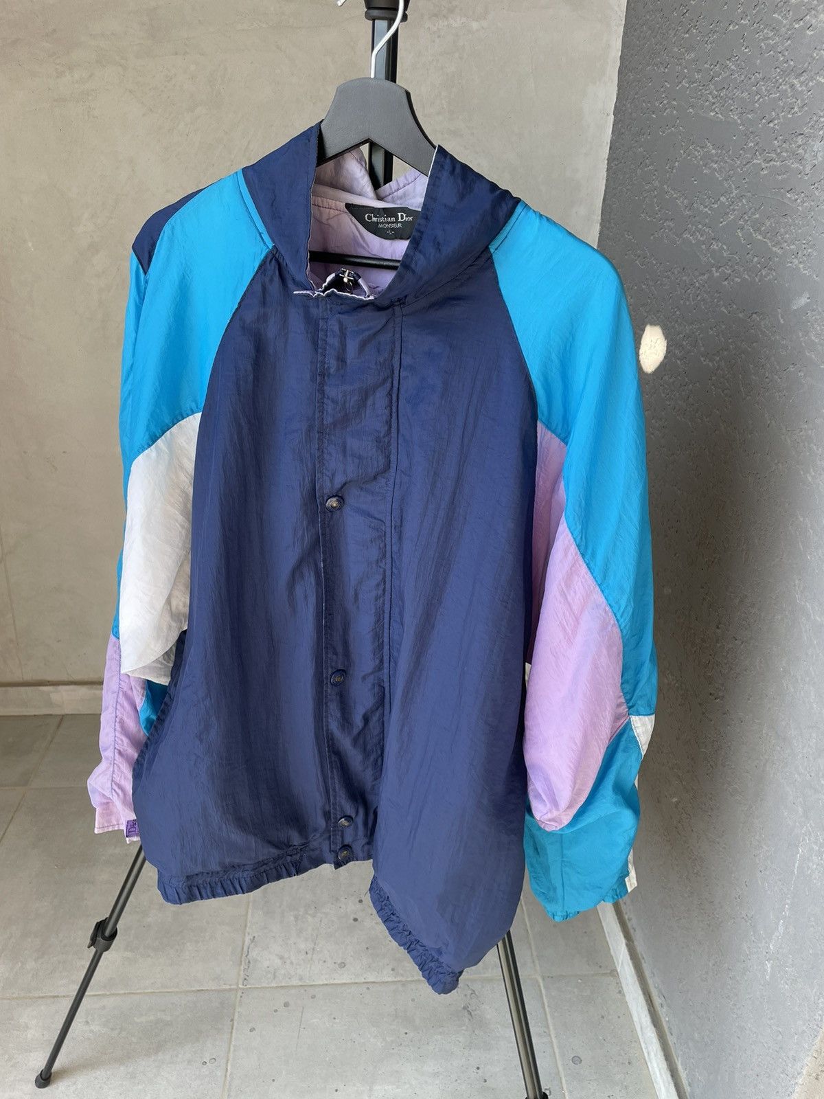 Christian Dior Monsieur × Dior × Vintage Christian Dior Sports Vintage Bomber Jacket Windbreaker Size US L / EU 52-54 / 3 - 3 Thumbnail