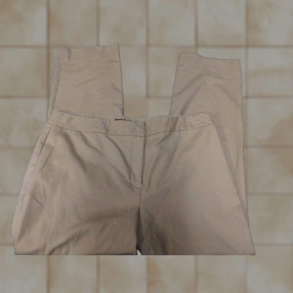 Charter Club Charter Club Pants Women 14 Beige Straight Slim It Up Chino 24in Inseam Navy? Size 36" / US 14 / IT 50 - 1 Thumbnail
