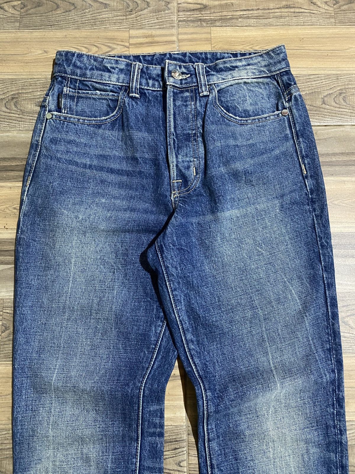 Helmut Lang HELMUT LANG HIGH RISE CROP SLIM LIGHT JACKHAMMER WASH JEANS Size 26" / US 2 / IT 38 - 3 Thumbnail