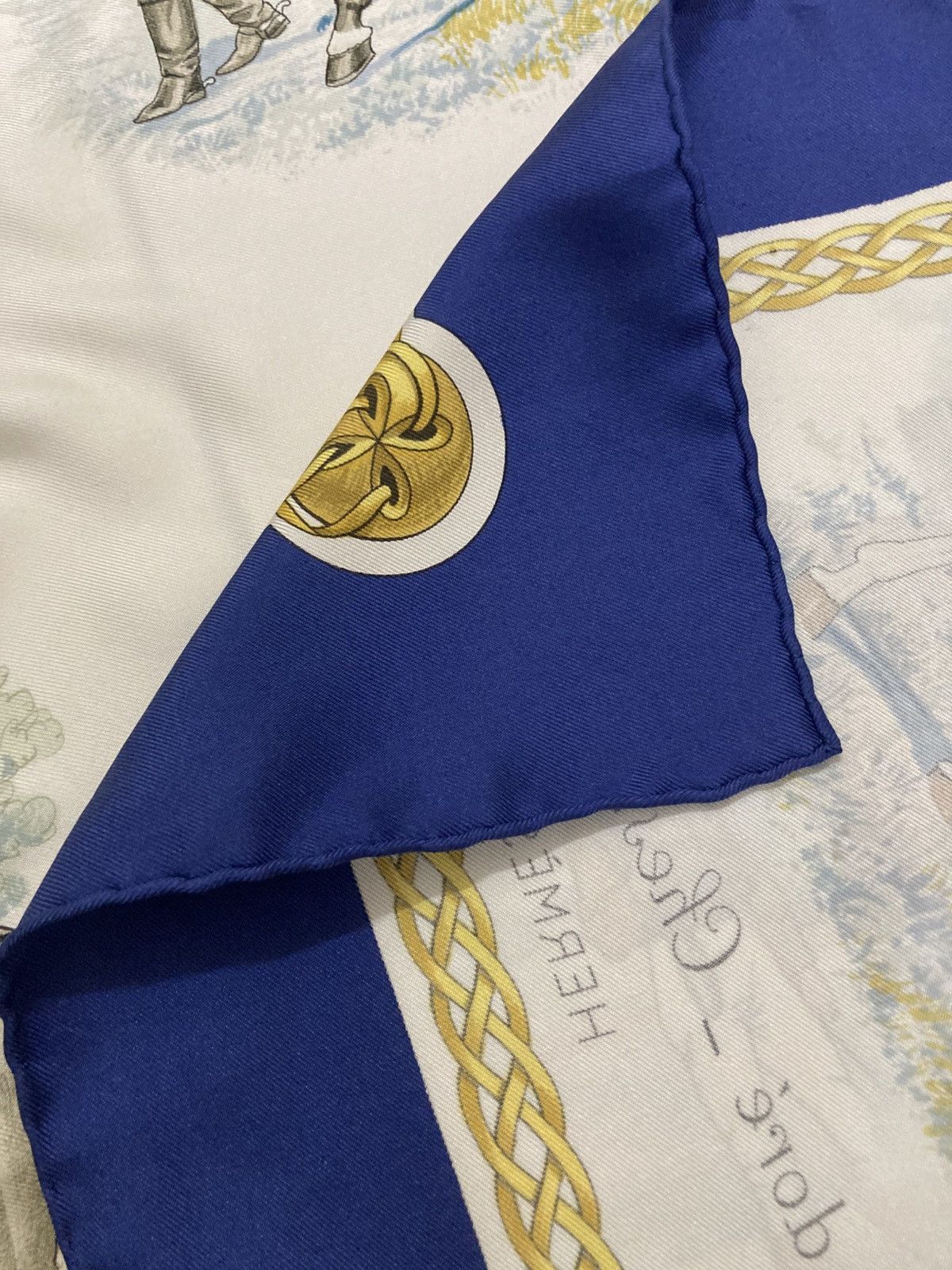 Hermes Vintage Hermes Les Robes Scarf Horses Breed Size ONE SIZE - 8 Thumbnail