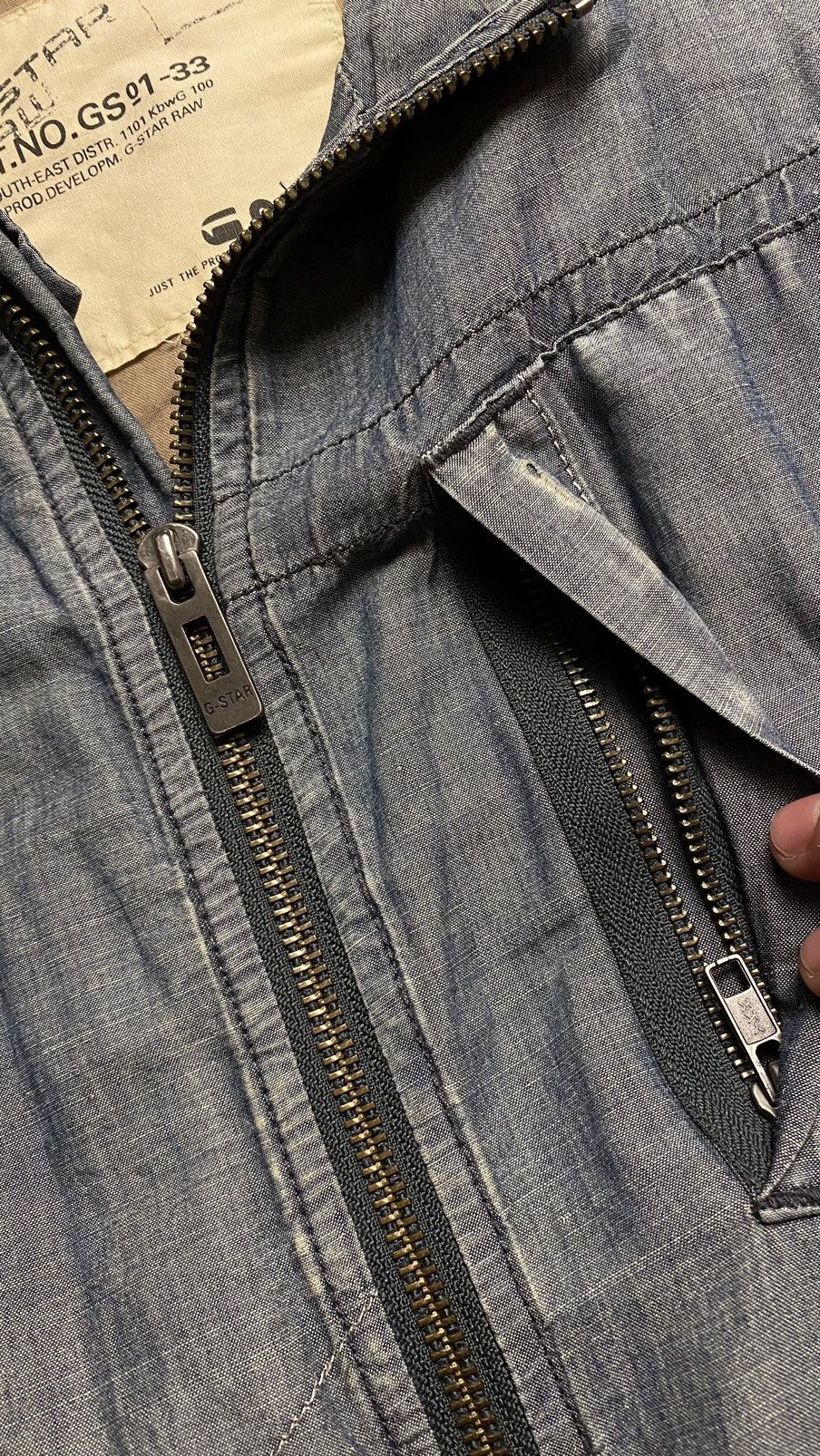 G-Star Vintage 90s G-star raw denim jacket Size US L / EU 52-54 / 3 - 10 Thumbnail