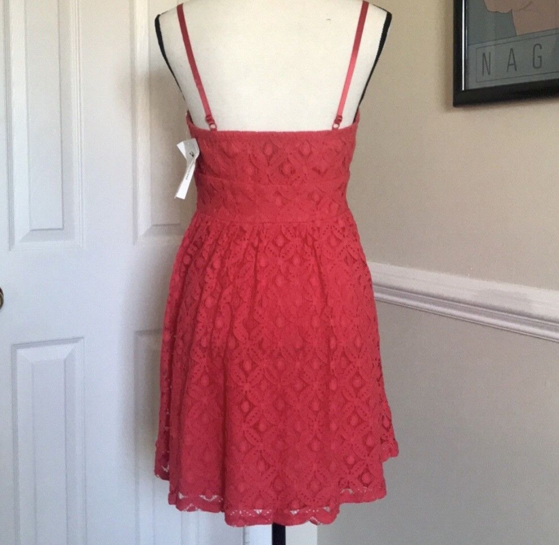 Other TRIXXI CORAL LACE EMBROIDERED BUTTON UP MINI DRESS Size M / US 6-8 / IT 42-44 - 8 Thumbnail