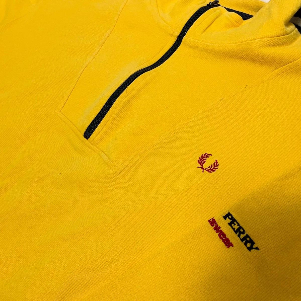 Designer × Fred Perry × Vintage Vintage FRED Perry old sweatshirt logo half zip y2k designer Size US M / EU 48-50 / 2 - 4 Thumbnail