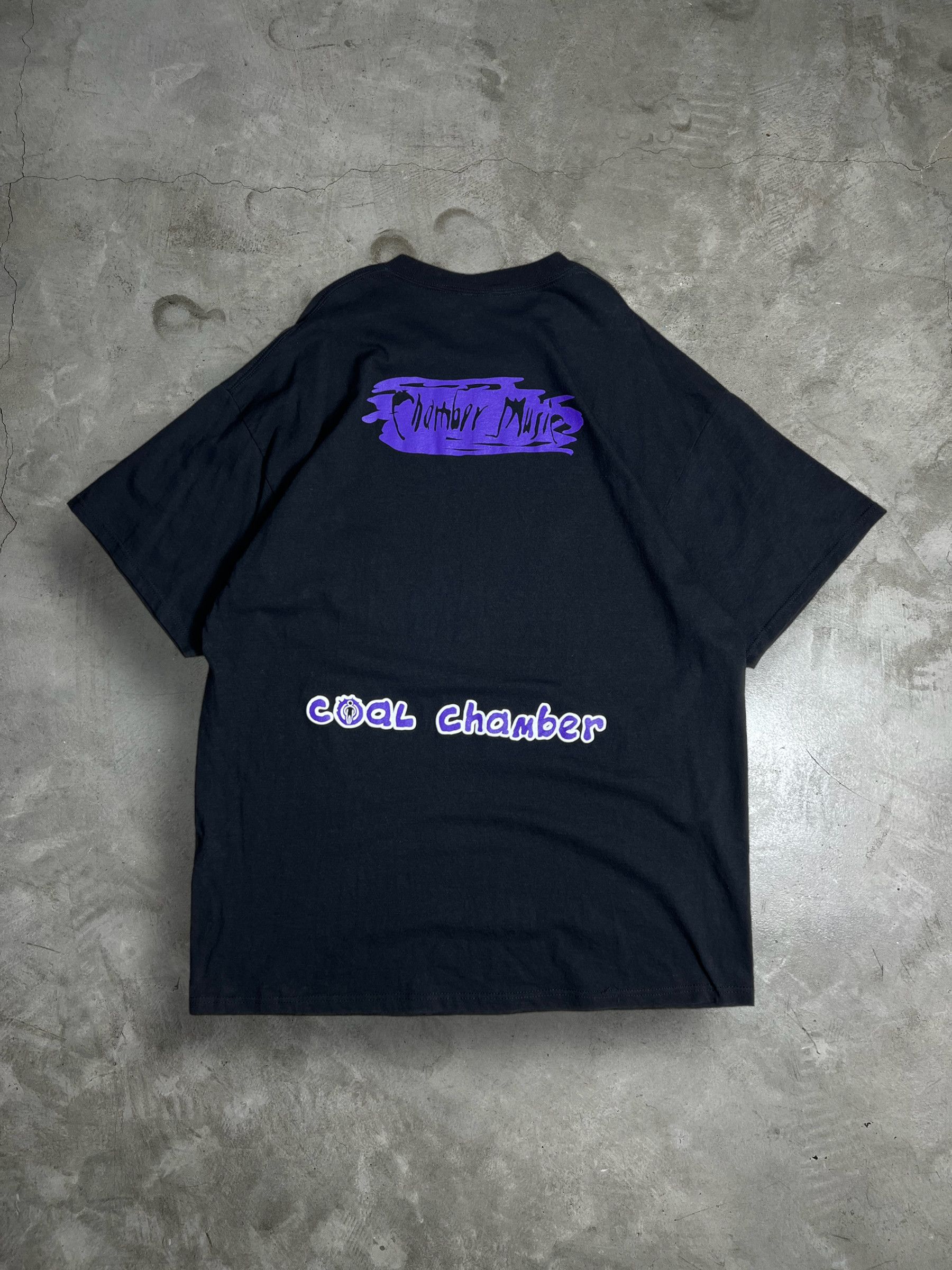 Band Tees Vintage 90s Coal Chamber Chamber Music Album (XXL) GTME336 Size US XXL / EU 58 / 5 - 6 Thumbnail