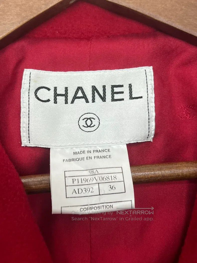 Chanel Chanel Red coat Size XS / US 0-2 / IT 36-38 - 5 Thumbnail