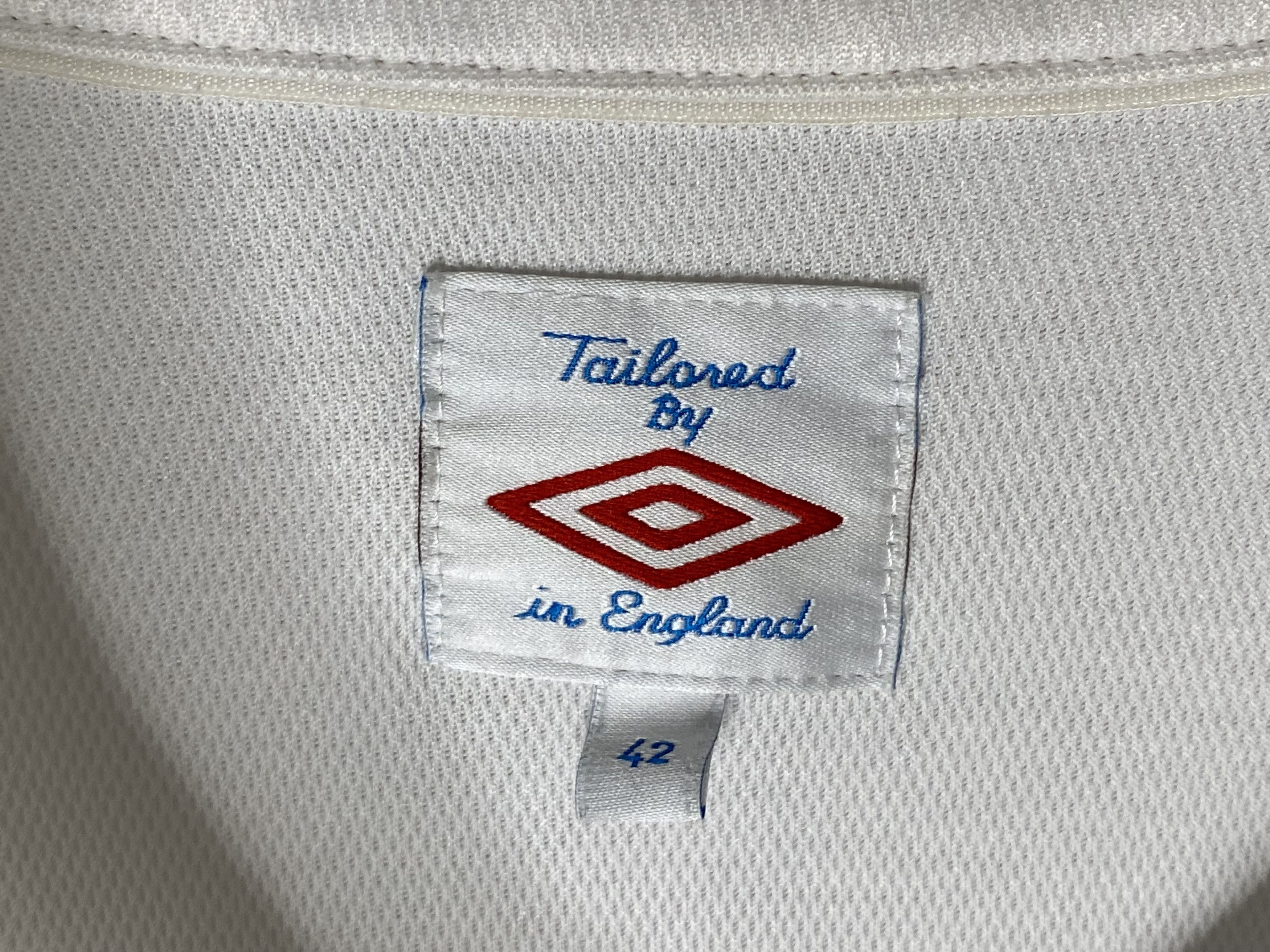 UEFA × Umbro ENGLAND TEAM 2009 2010 HOME FOOTBALL SHIRT SOCCER JERSEY Size US M / EU 48-50 / 2 - 5 Thumbnail