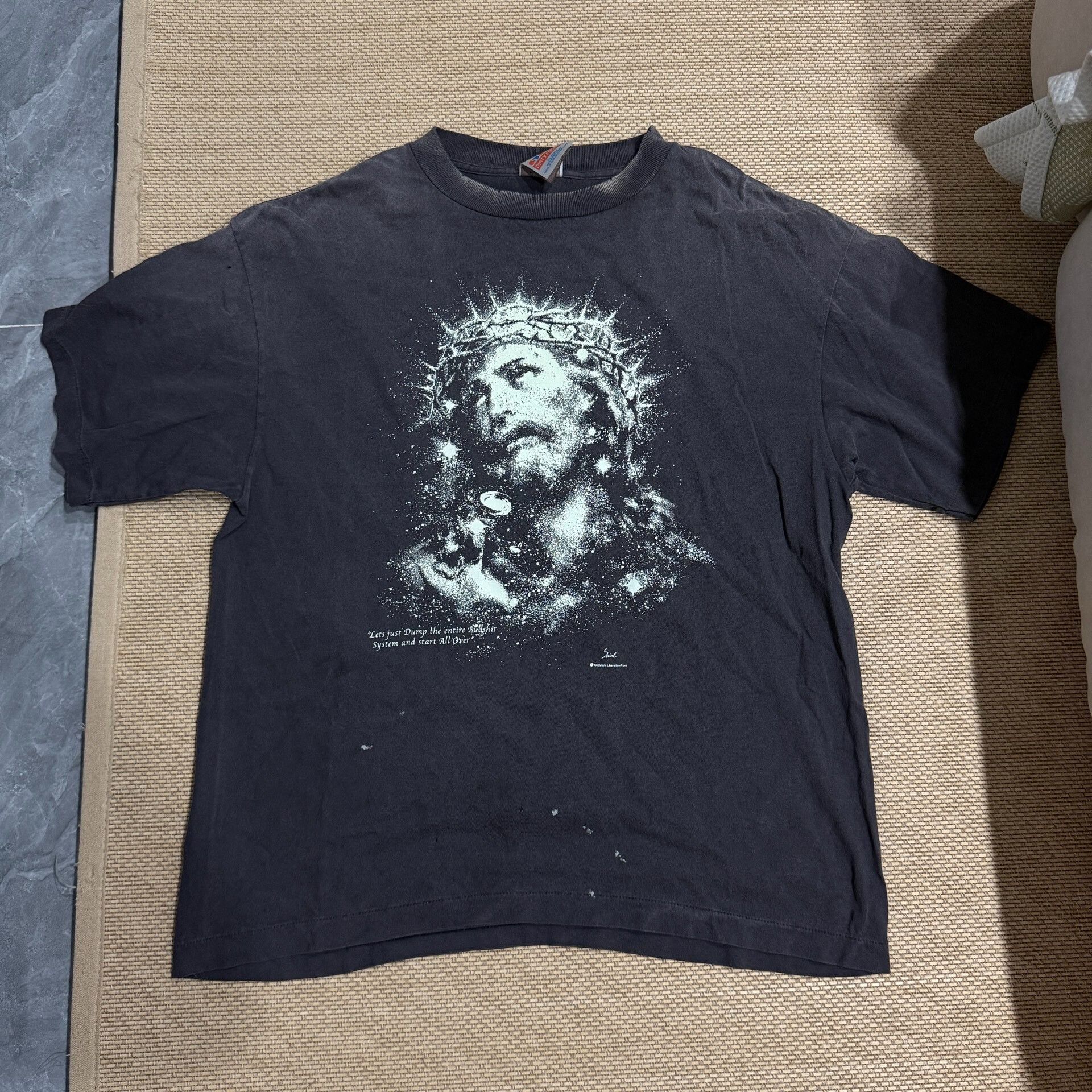 Saint Michael Saint Michael Vintage Graphic T-Shirt Size US L / EU 52-54 / 3 - 1 Thumbnail