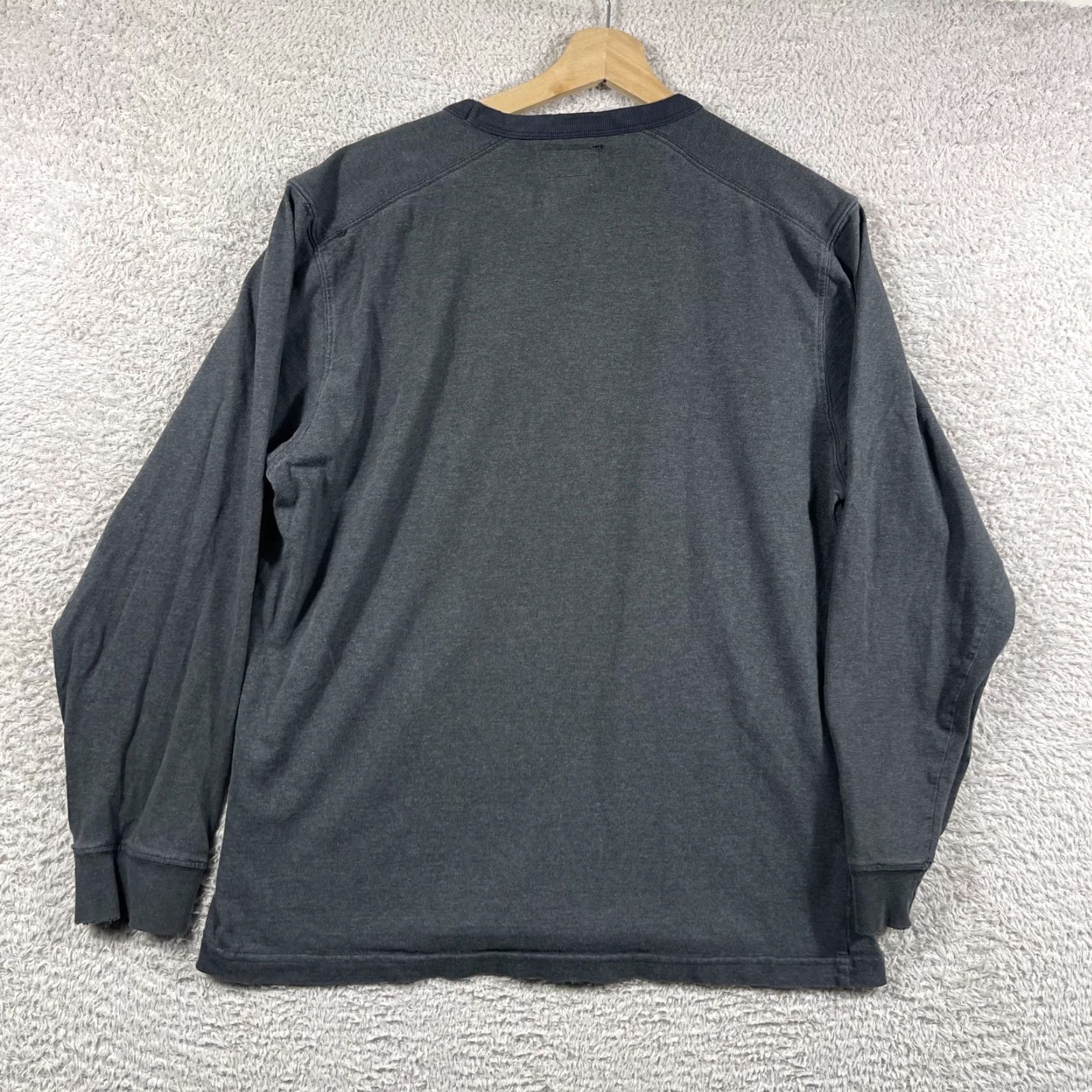 Vintage VINTAGE Sonoma T-Shirt Mens Large Black Long Sleeve Y2K Grunge Faded Classic Cobain Size US L / EU 52-54 / 3 - 2 Thumbnail