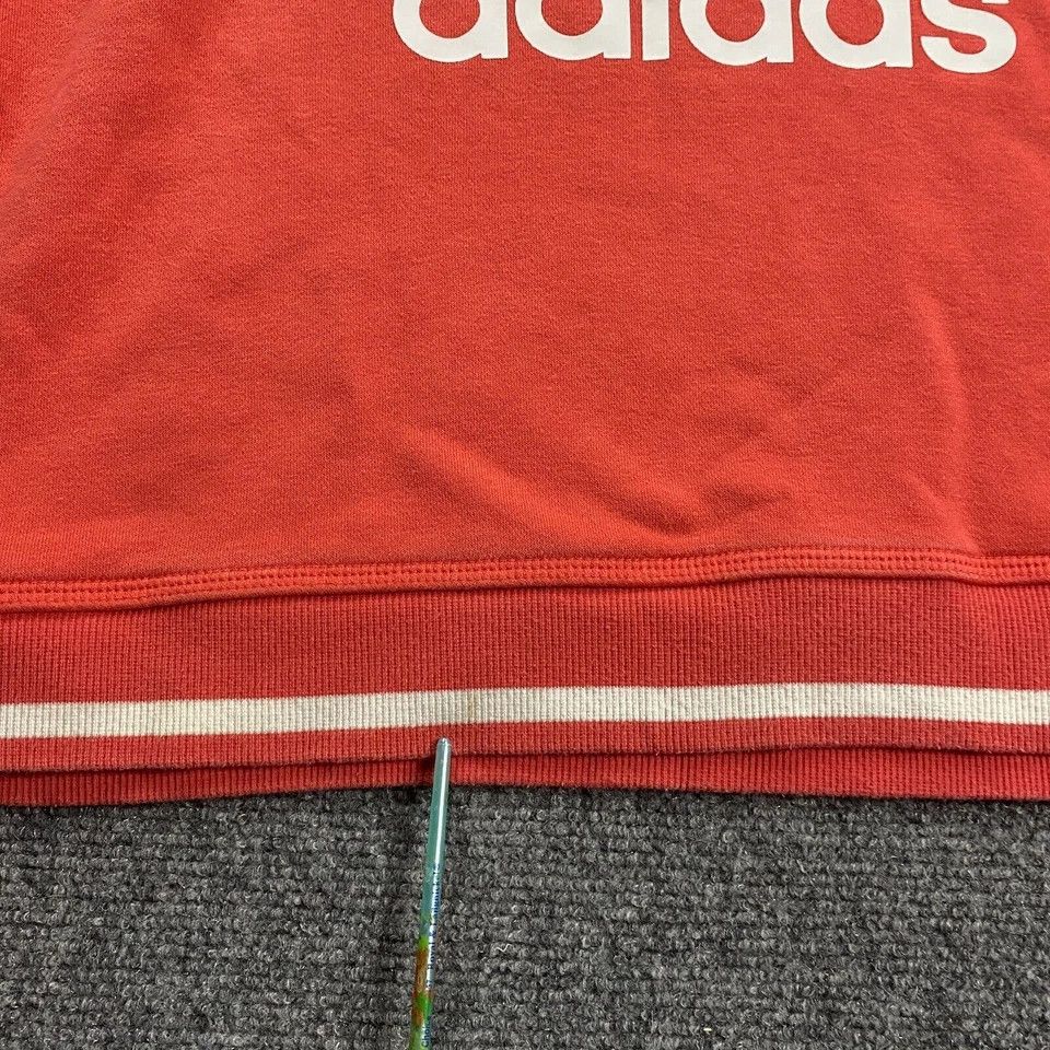 Adidas Adidas Hoodie Women's Medium Pullover Crop Drawstring Cotton Size M / US 6-8 / IT 42-44 - 8 Thumbnail