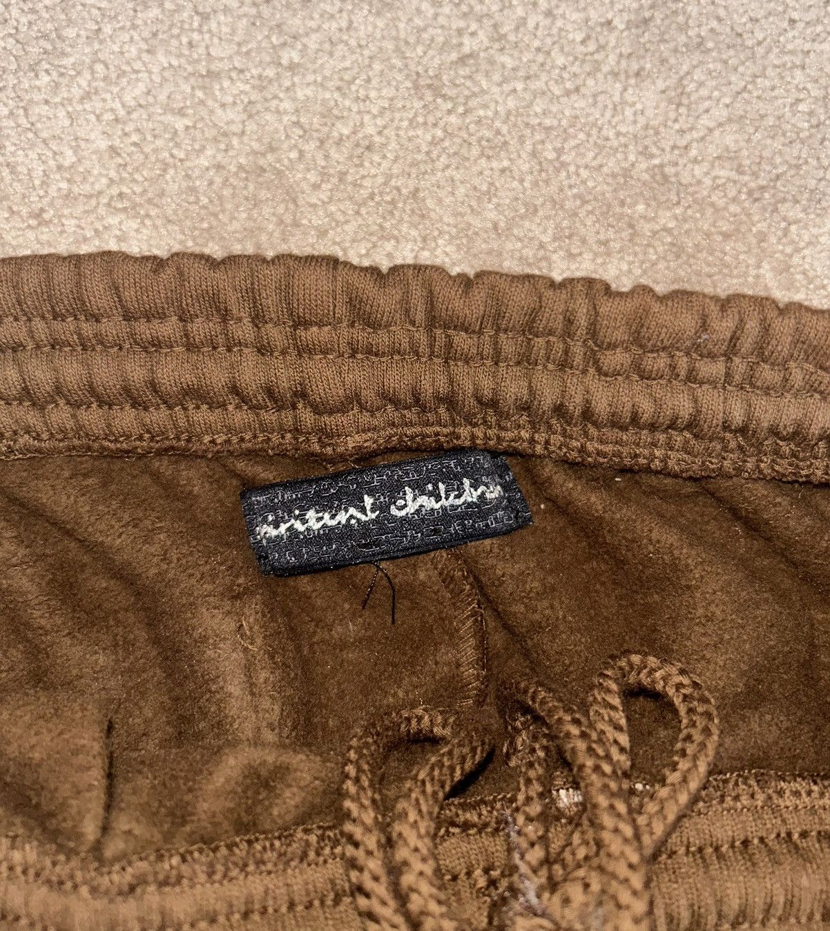 Siberia Hills Siberia Hills Spiritual Children brown puff print sweatpants Size US 34 / EU 50 - 5 Thumbnail