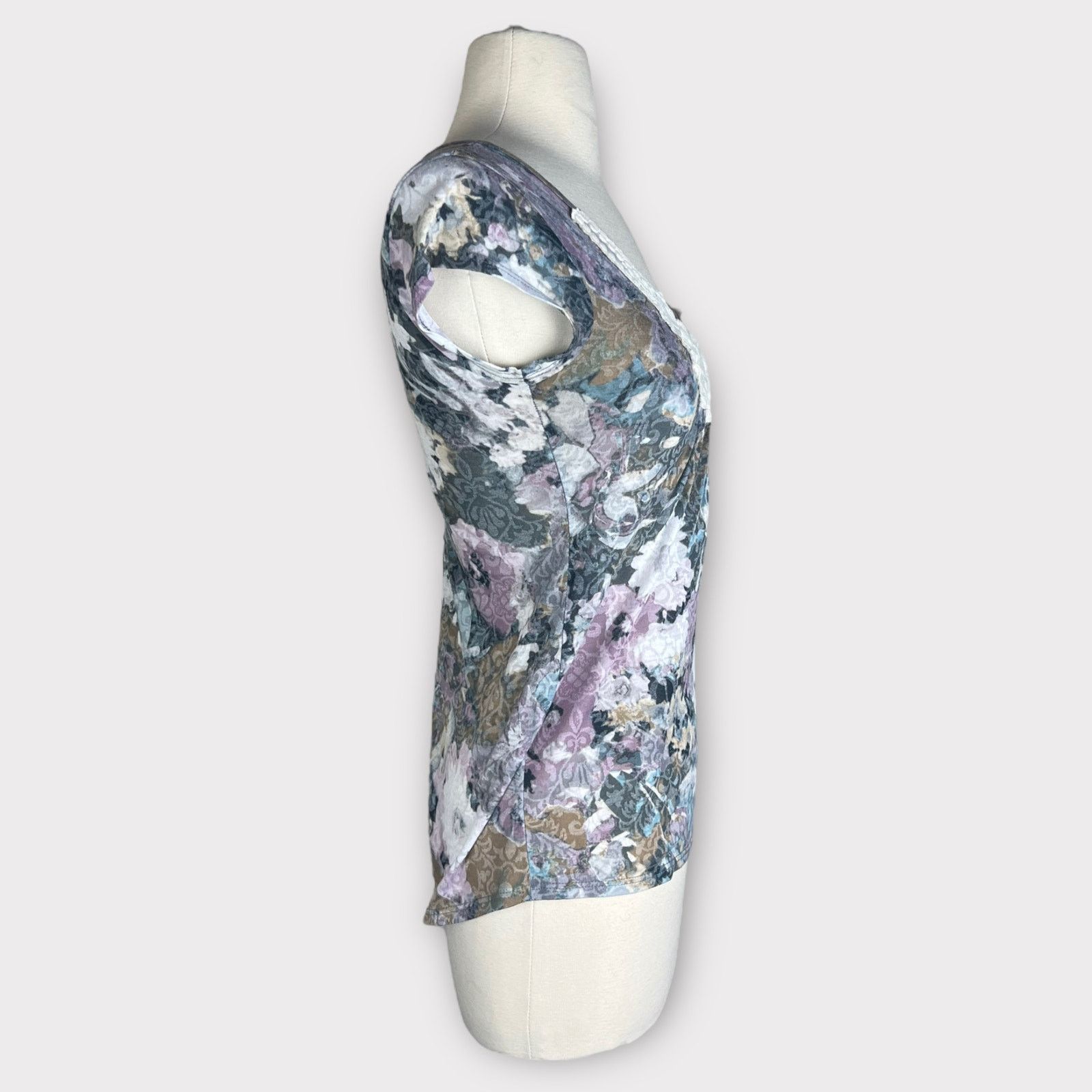 Nordstrom H.I.P. Nordstrom Vintage Y2K Floral Top | Small Size S / US 4 / IT 40 - 4 Thumbnail