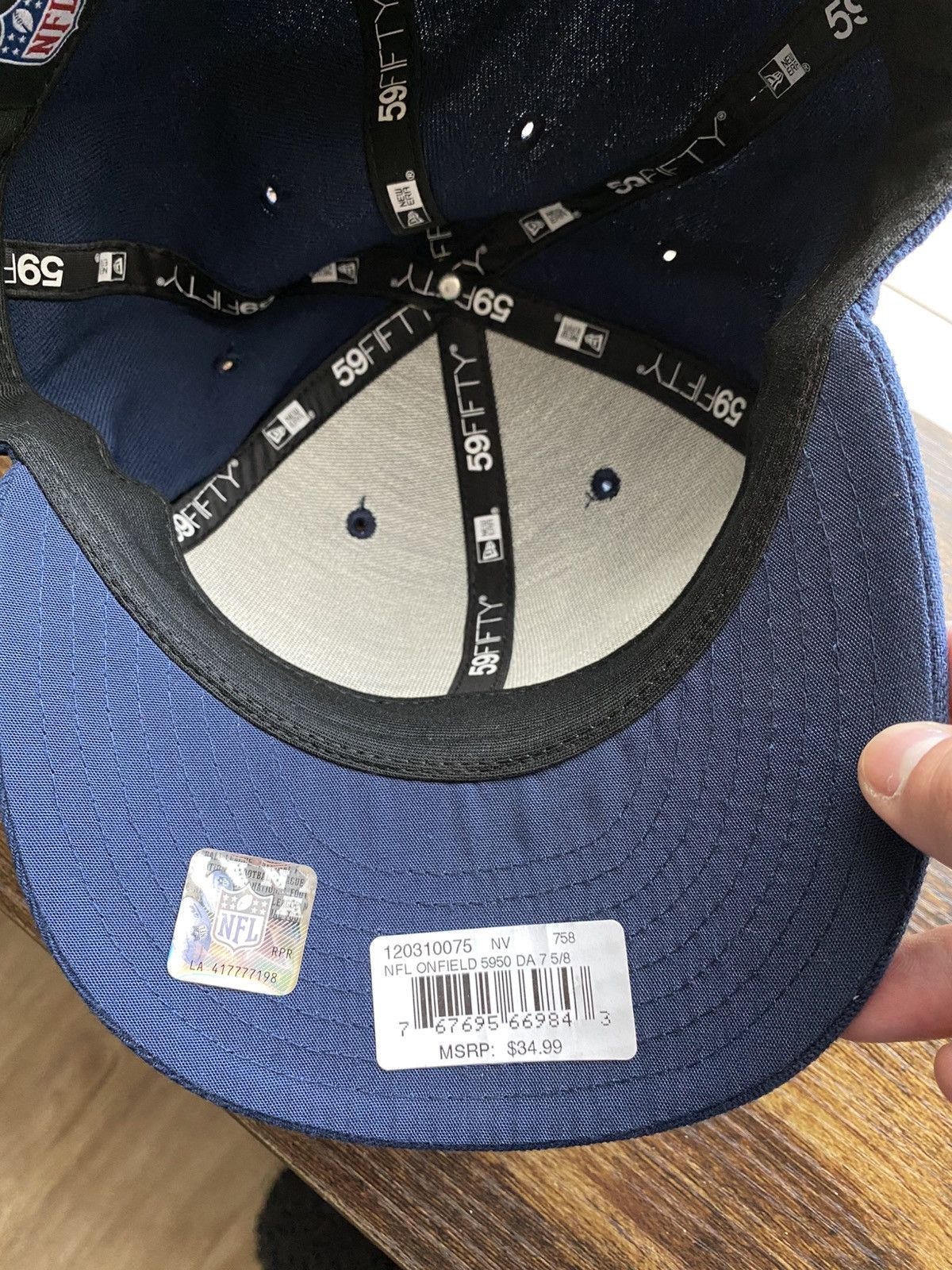 NFL New Era Dallas Cowboys Fitted Hat Size ONE SIZE - 7 Thumbnail