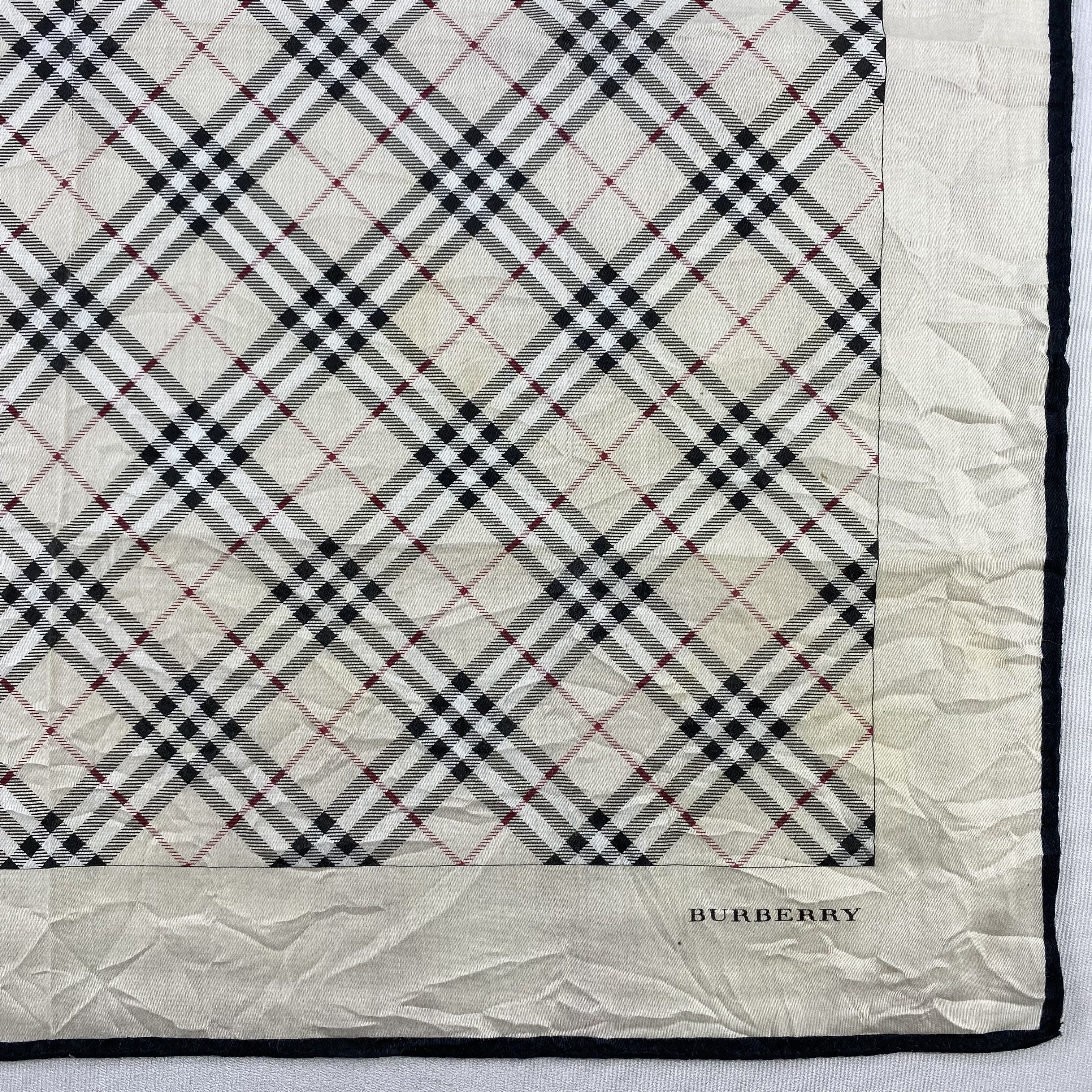 Burberry × Vintage Burberry Bandana/ Handkerchief / Neckerchief Size ONE SIZE - 3 Thumbnail